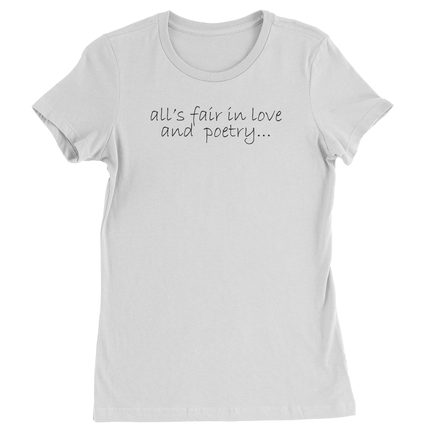 All's Fair In Love And Poetry TTPD Poets Department Womens T-shirt Light Pink