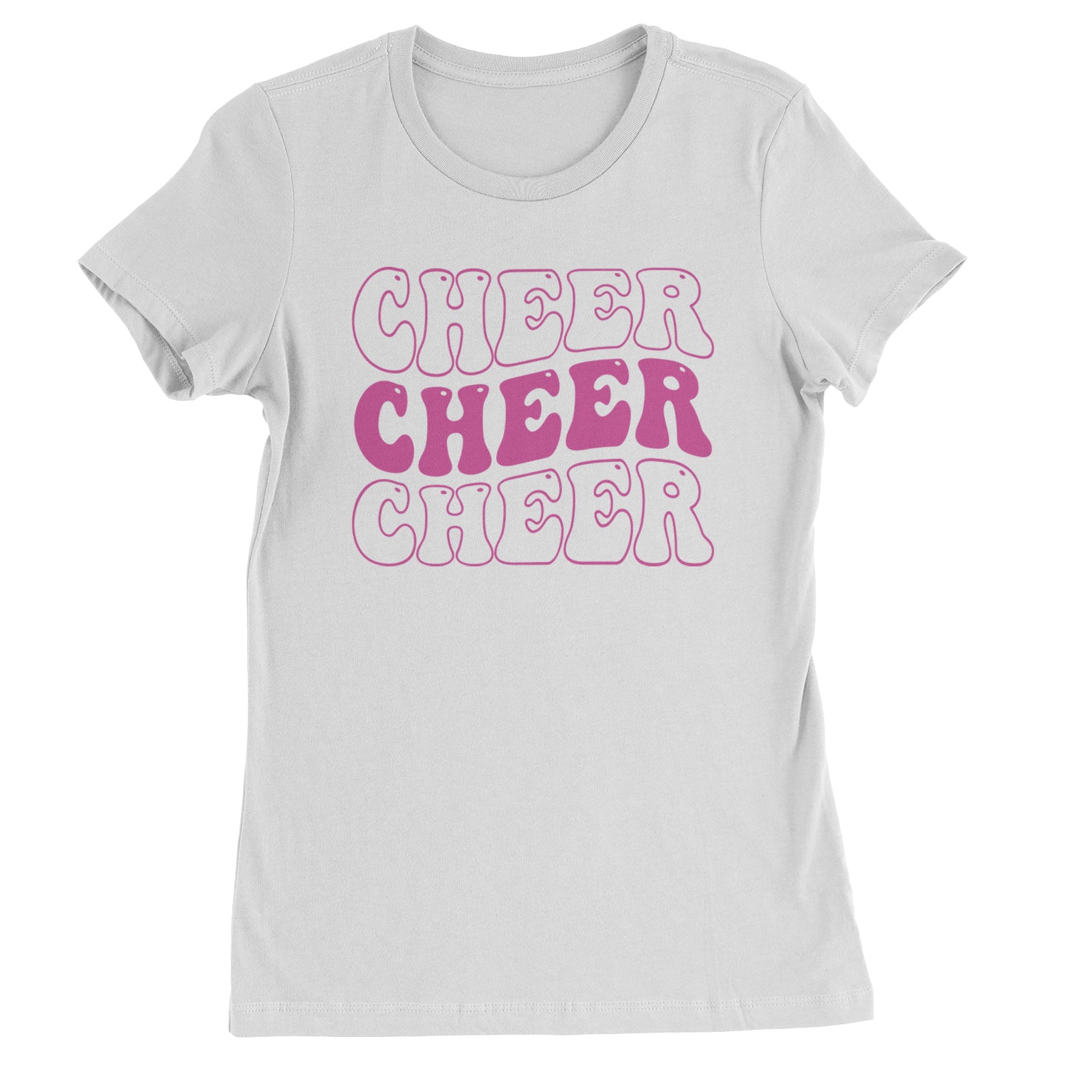 Cheer Cheer Cheer Womens T-shirt White