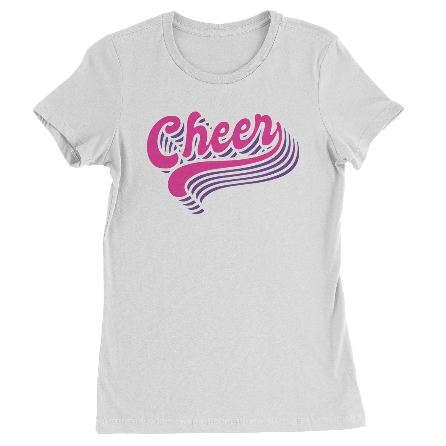 Cheer Pride Womens T-shirt White