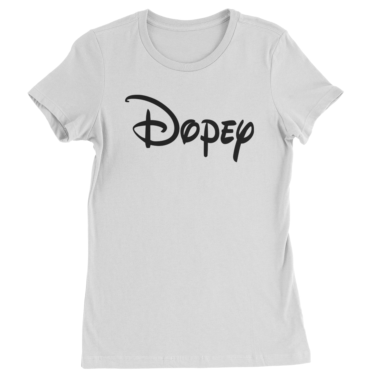 Dopey - 7 Dwarfs Costume Womens T-shirt White