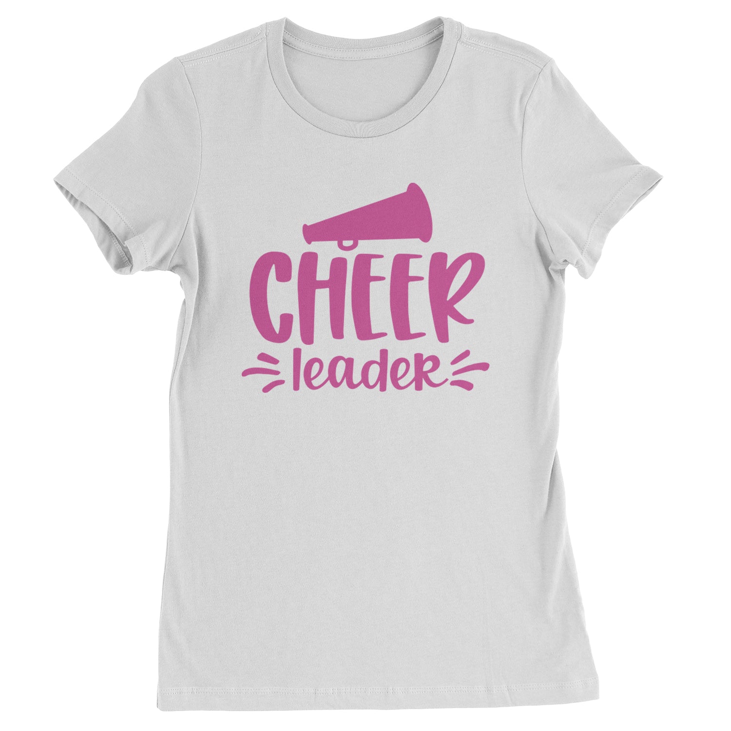 Cheerleader Bullhorn Womens T-shirt White