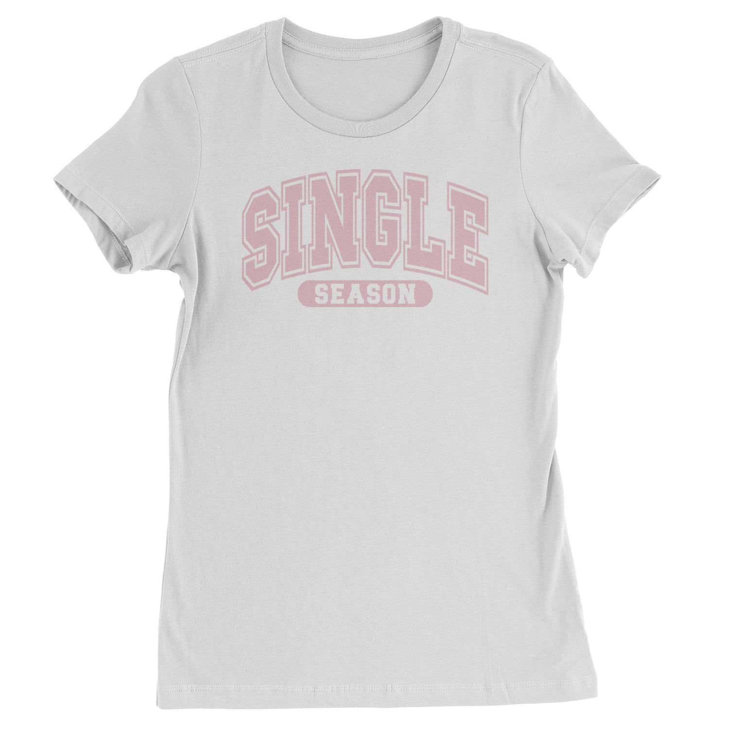 Single Season Valentine's Day  Womens T-shirt White