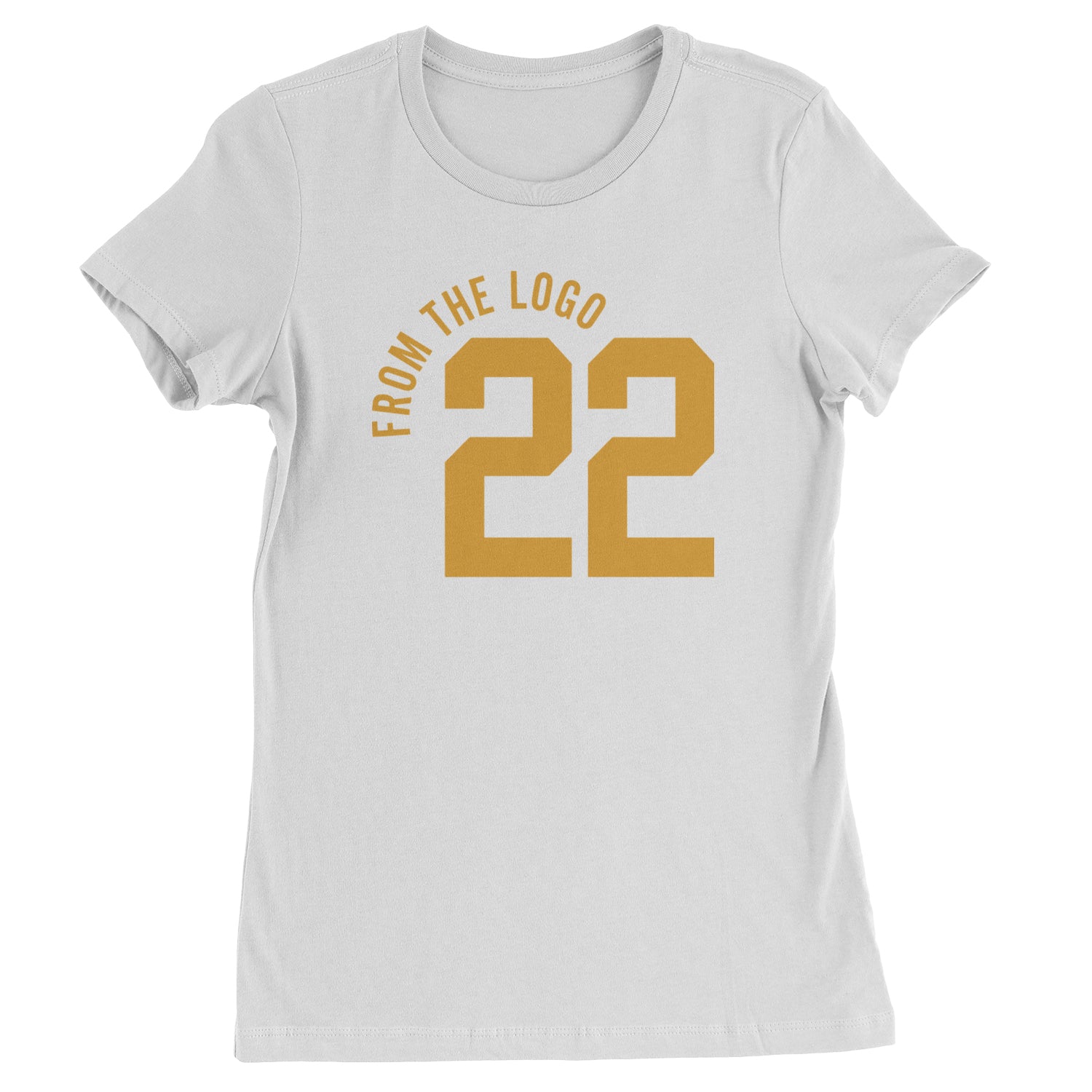 From The Logo #22 Basketball Womens T-shirt White