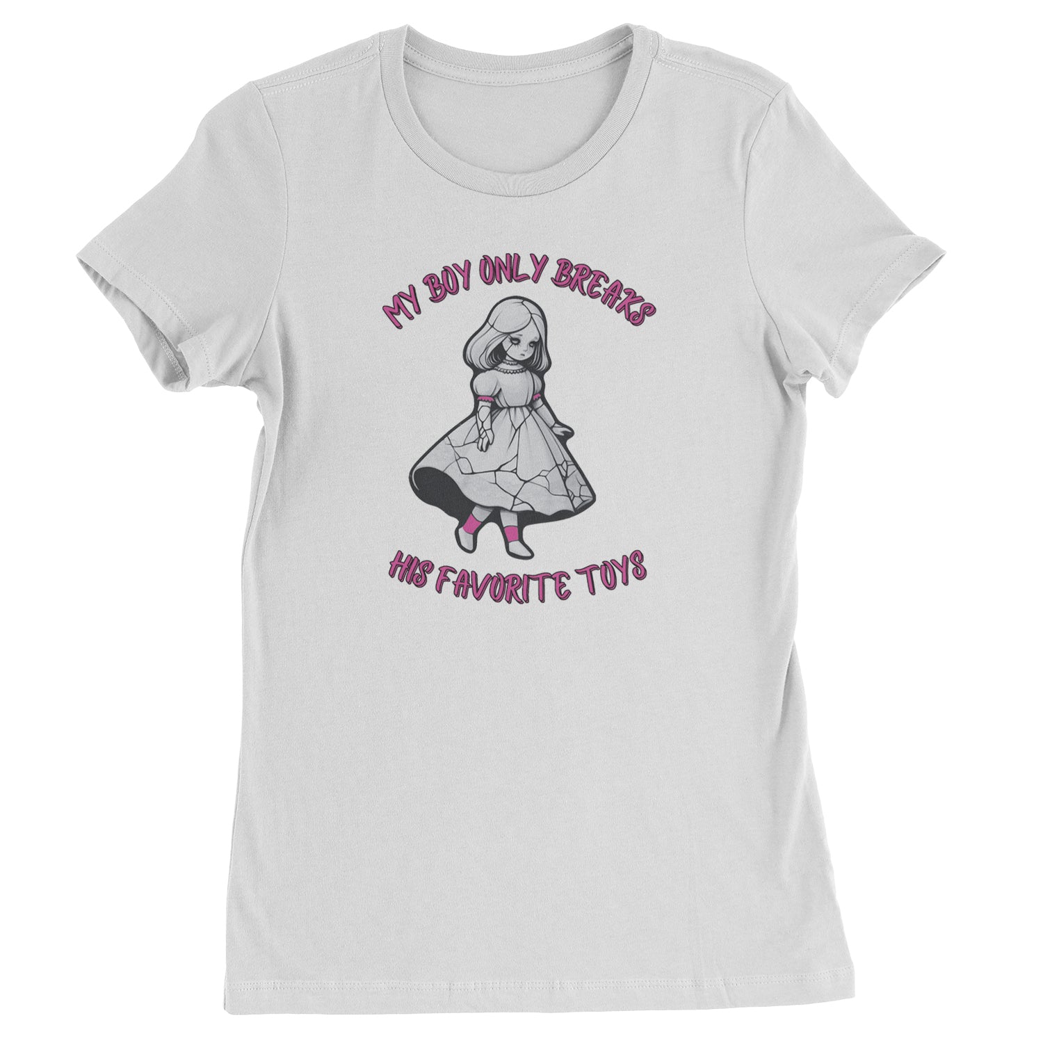 My Boy Only Breaks His Favorite Toys TTPD Music Womens T-shirt White