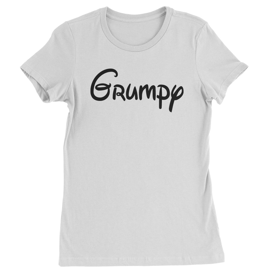 Grumpy - 7 Dwarfs Costume Womens T-shirt White