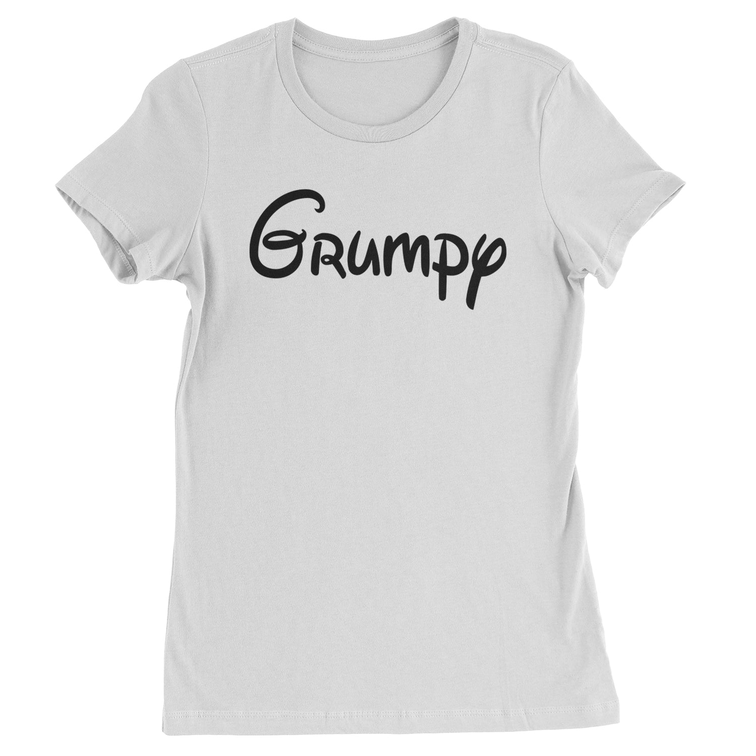 Grumpy - 7 Dwarfs Costume Womens T-shirt White