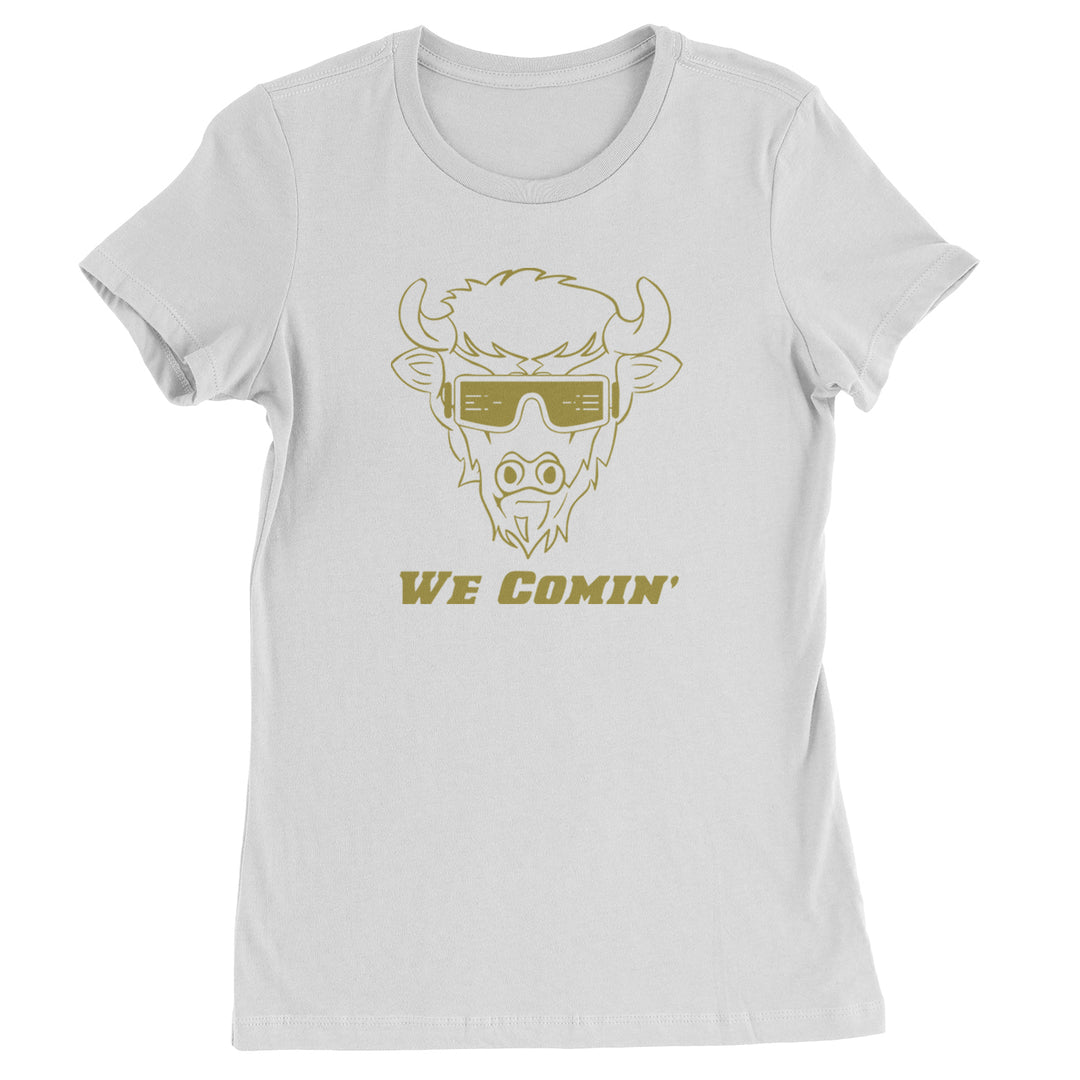 We Coming Coach Prime Colorado Womens T-shirt White