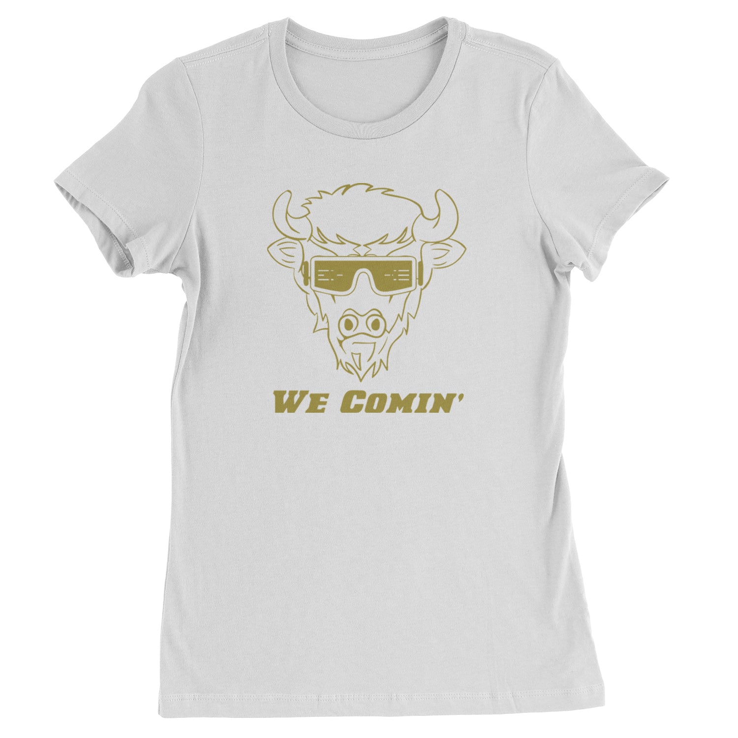 We Coming Coach Prime Colorado Womens T-shirt White