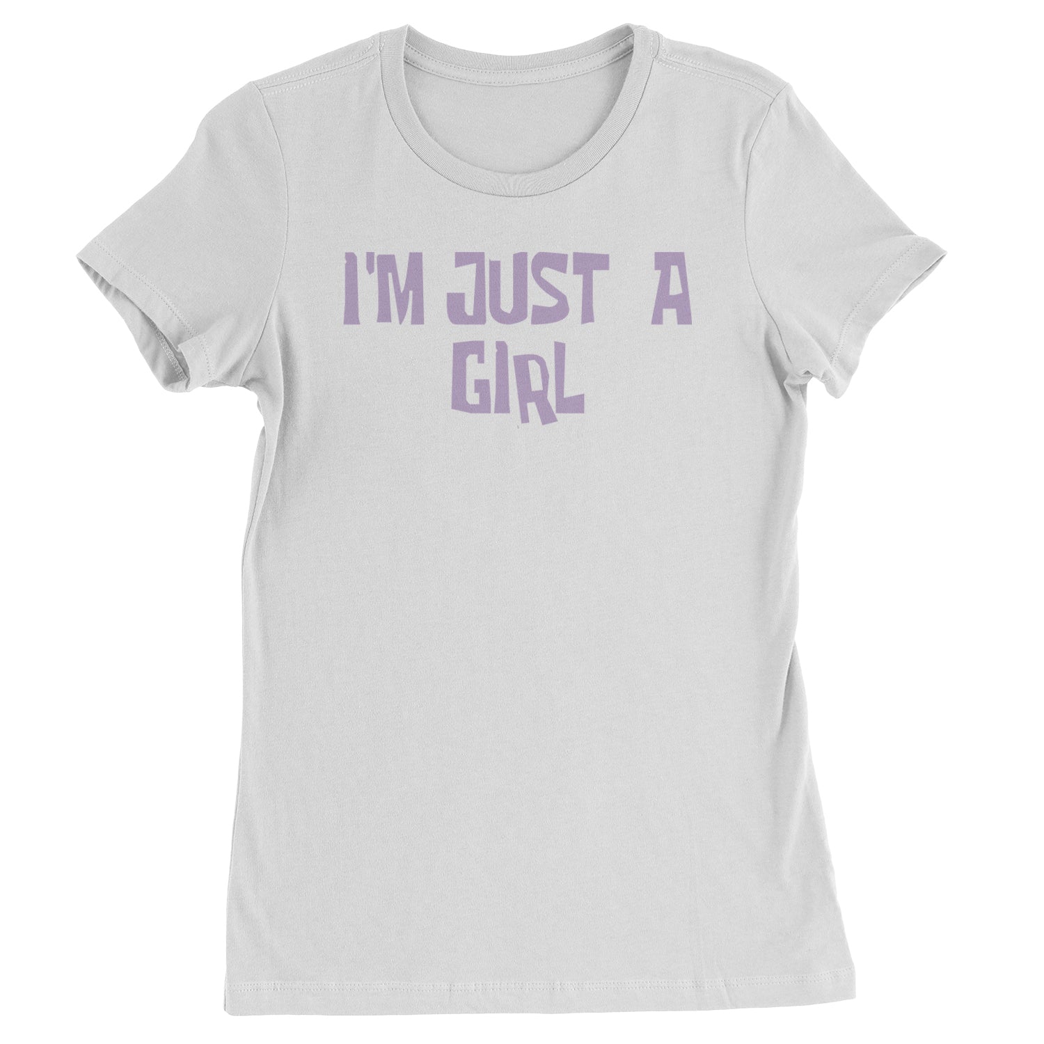 I'm Just A Girl Guts Music Womens T-shirt White