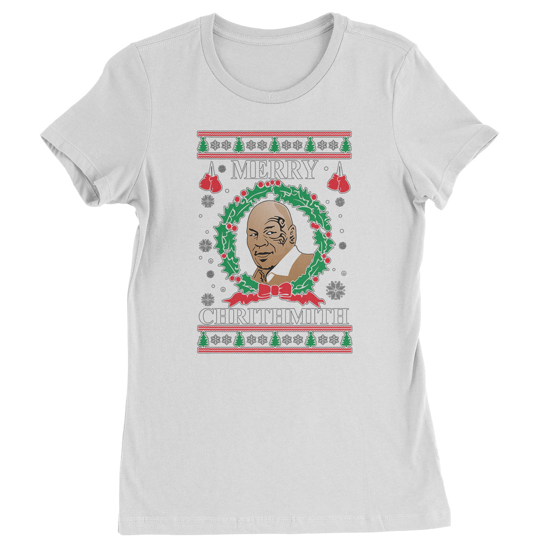 Merry Chrithmith Ugly Christmas  Womens T-shirt White