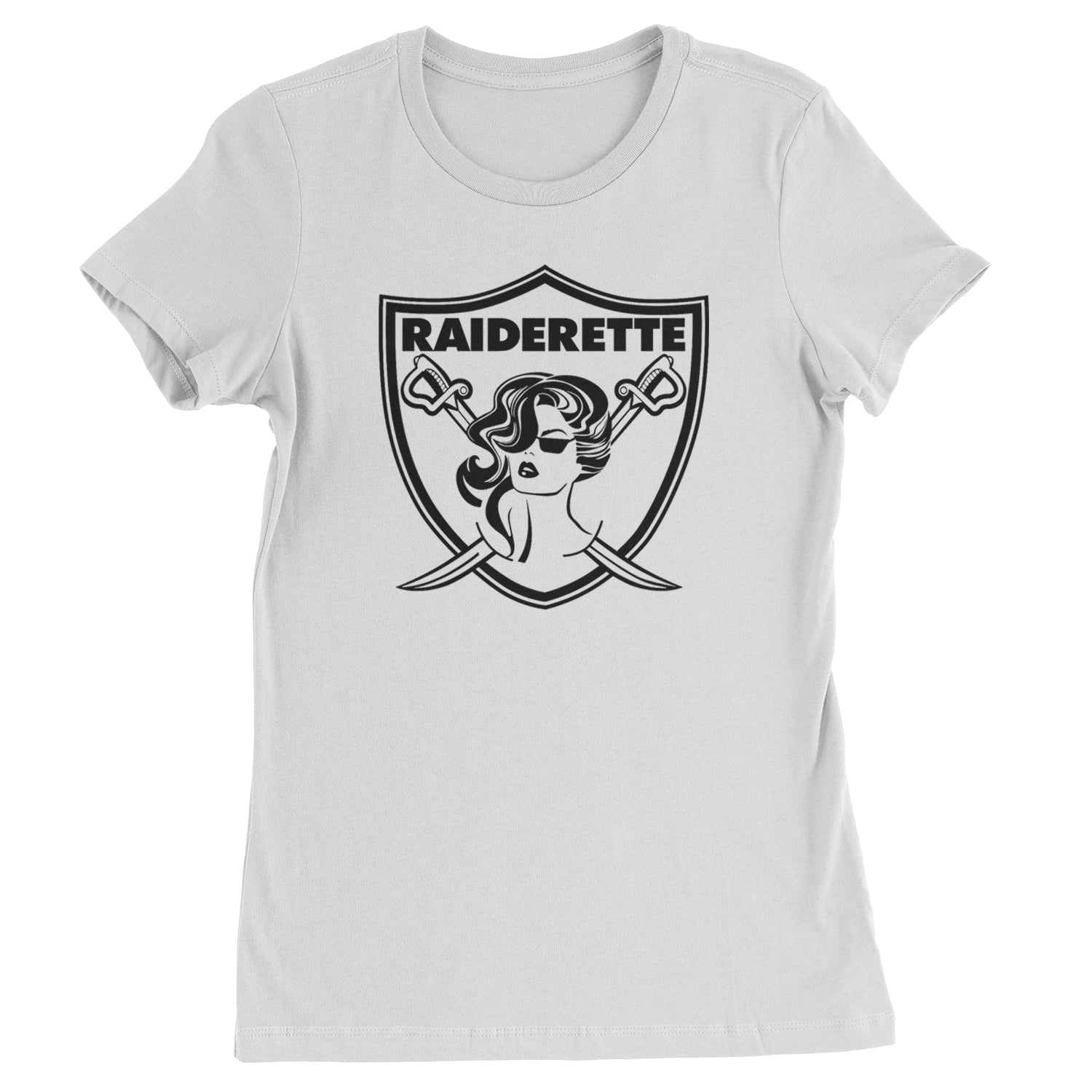 Raiderette Football Gameday Ready Womens T-shirt White