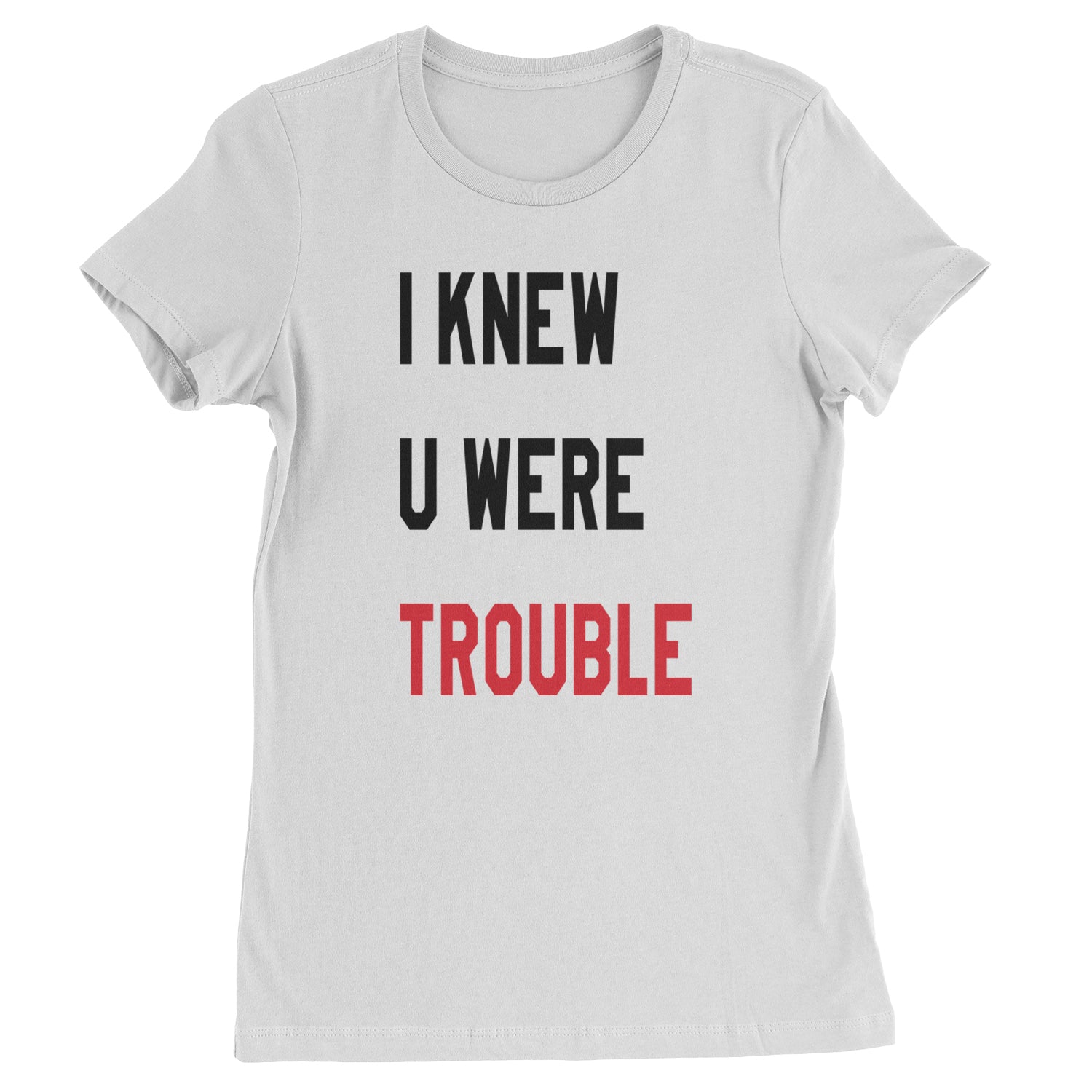 I Knew You Were Trouble New TTPD Era Womens T-shirt White