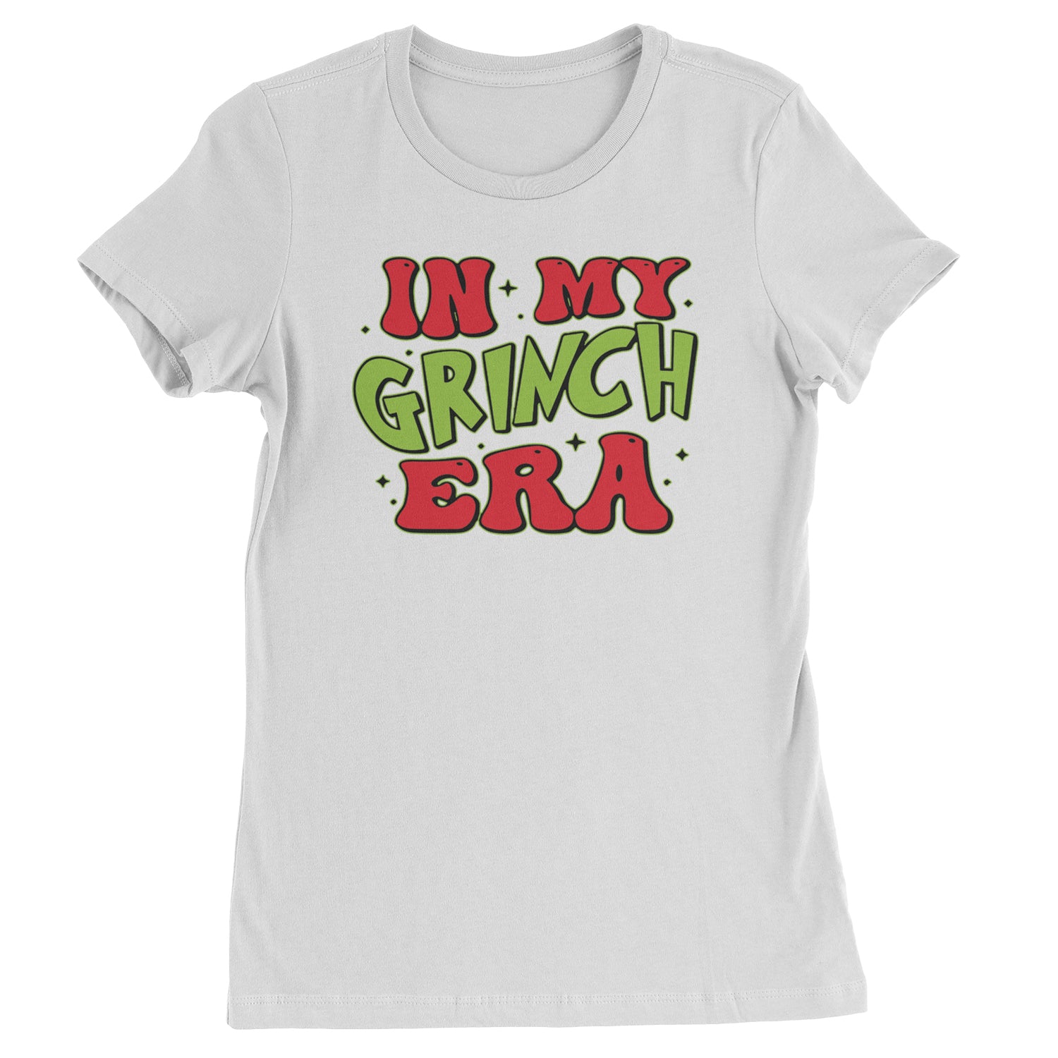 In My Gr-nch Era Jolly Merry Christmas  Womens T-shirt White