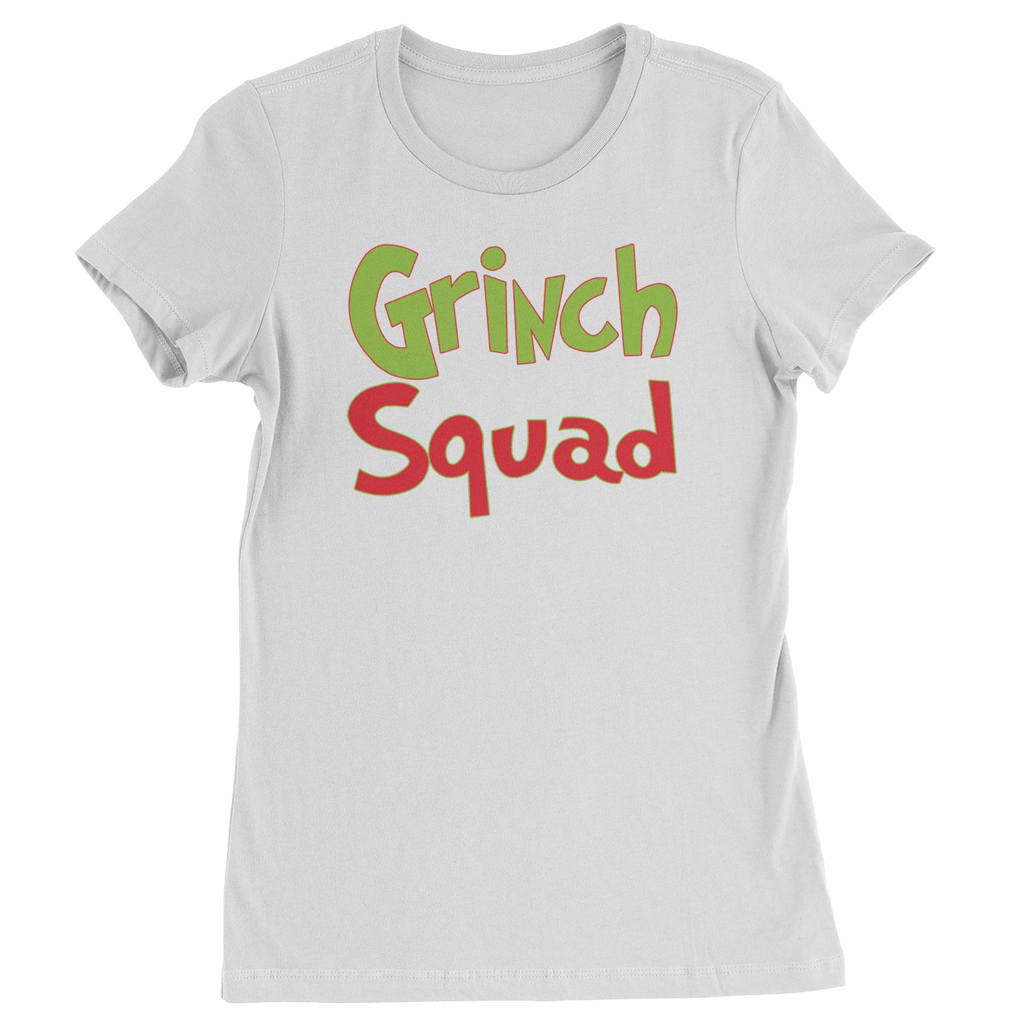 Gr-nch Squad Jolly Grinchmas Merry Christmas  Womens T-shirt White