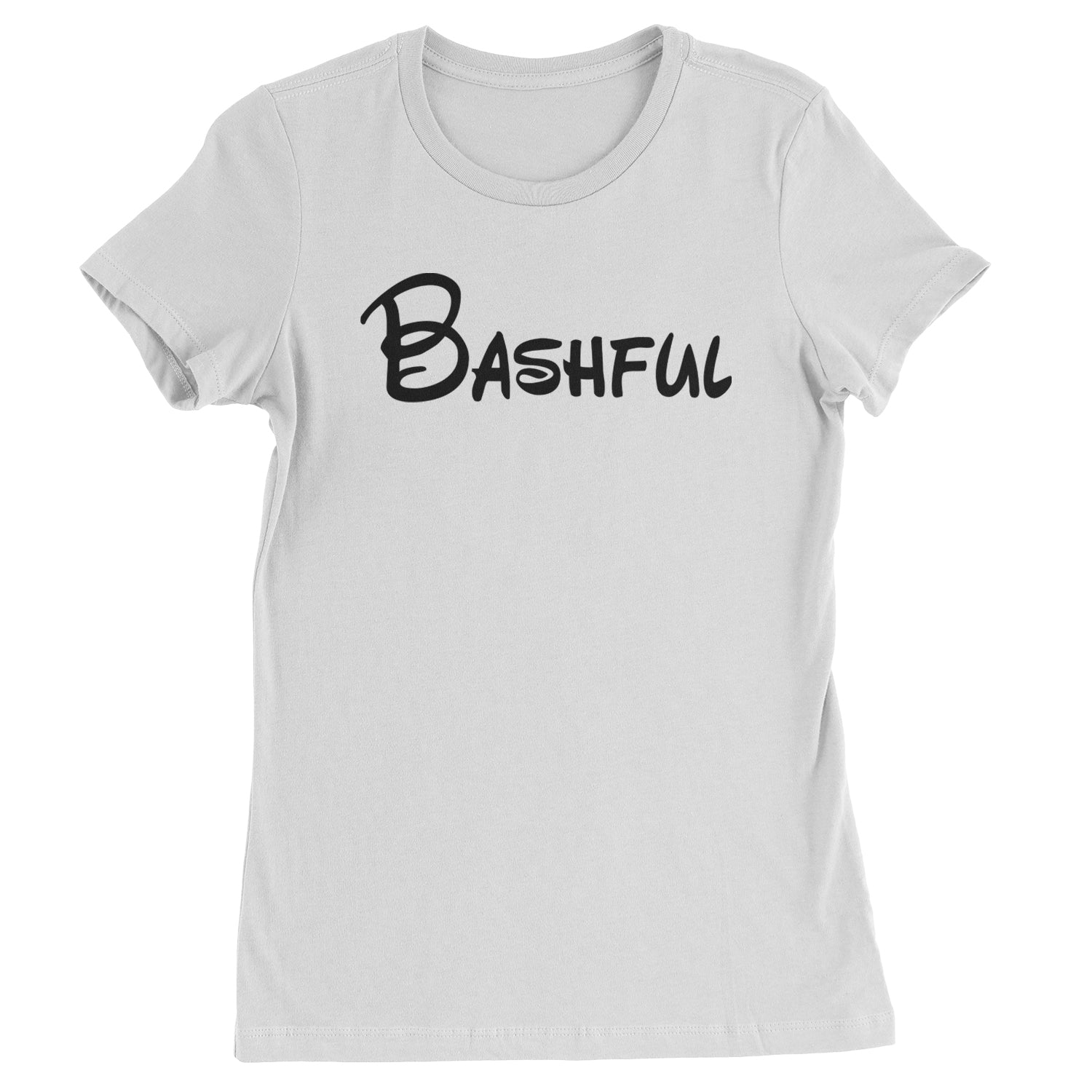 Bashful - 7 Dwarfs Costume Womens T-shirt White