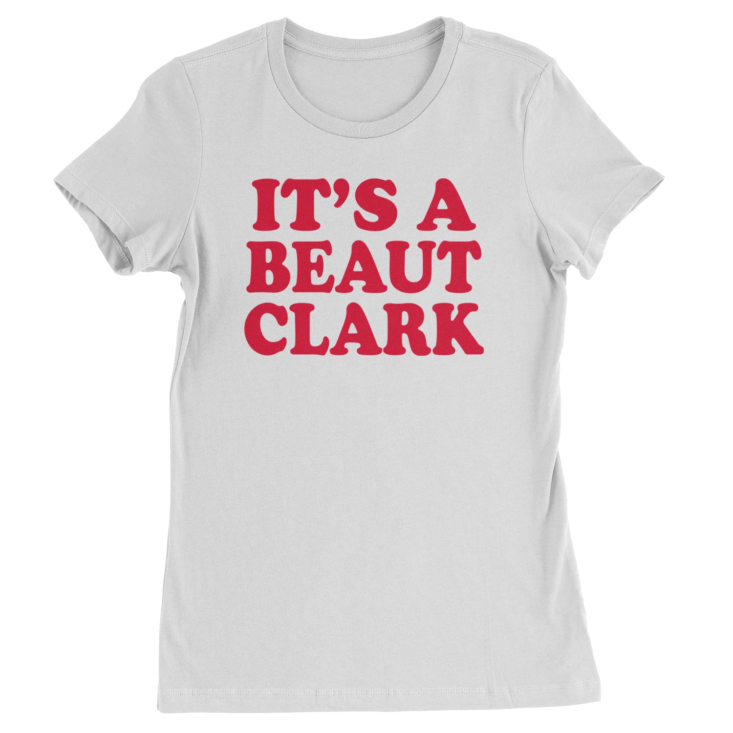 It's a Beaut Clark Festive Christmas  Womens T-shirt White