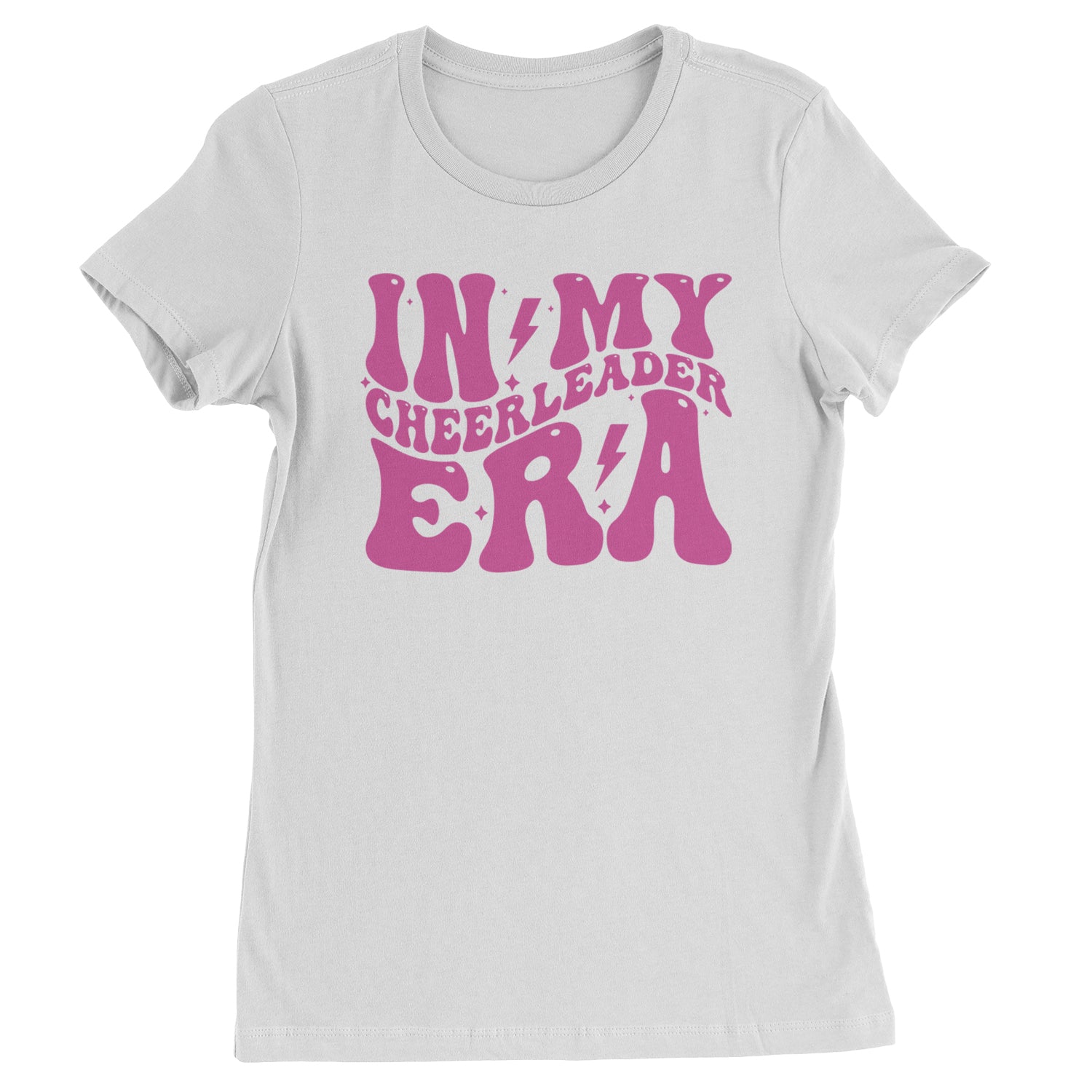 In My Cheerleader Era Womens T-shirt White