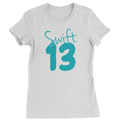 13 Swift 13 Lucky Number Era TTPD Womens T-shirt White