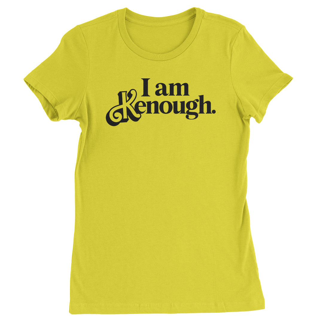 I Am Kenough Barbenheimer Womens T-shirt Yellow