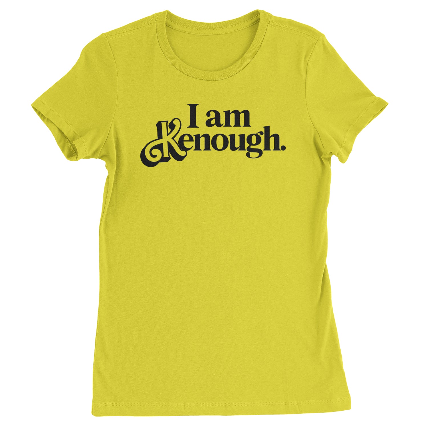 I Am Kenough Barbenheimer Womens T-shirt Yellow