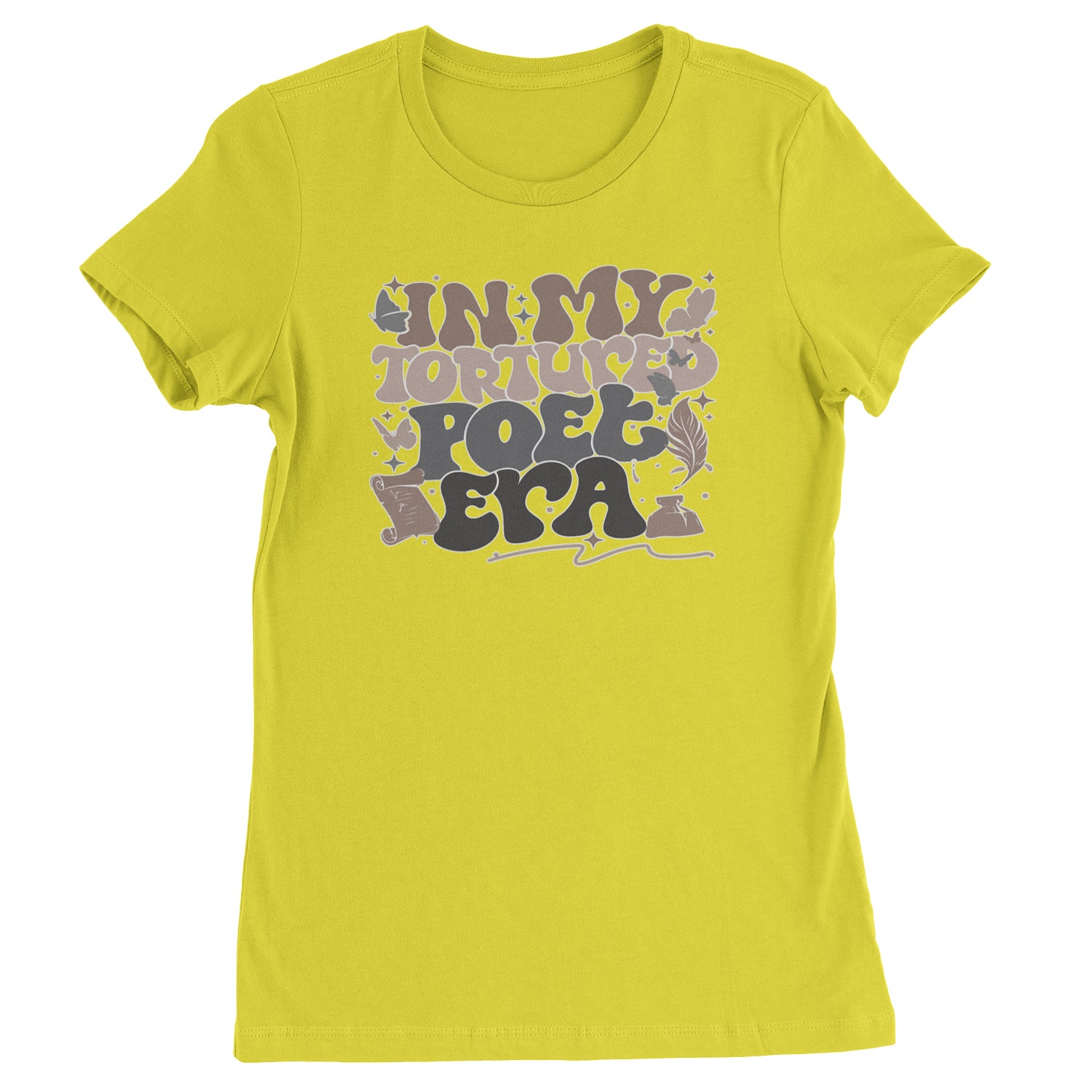 In My Tortured Poet Era TTPD Music Womens T-shirt Yellow