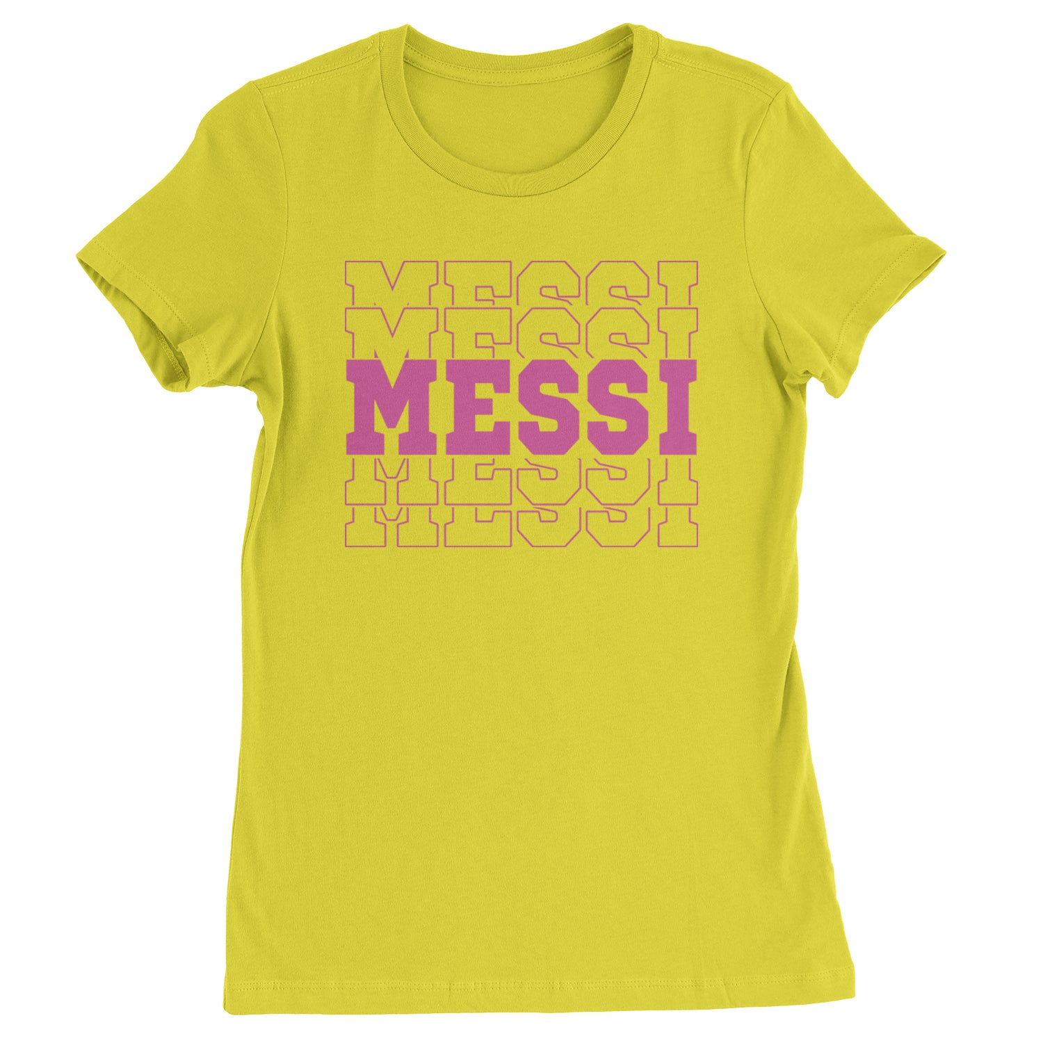 Messi Miami Futbol Ladies V-Neck T-shirt