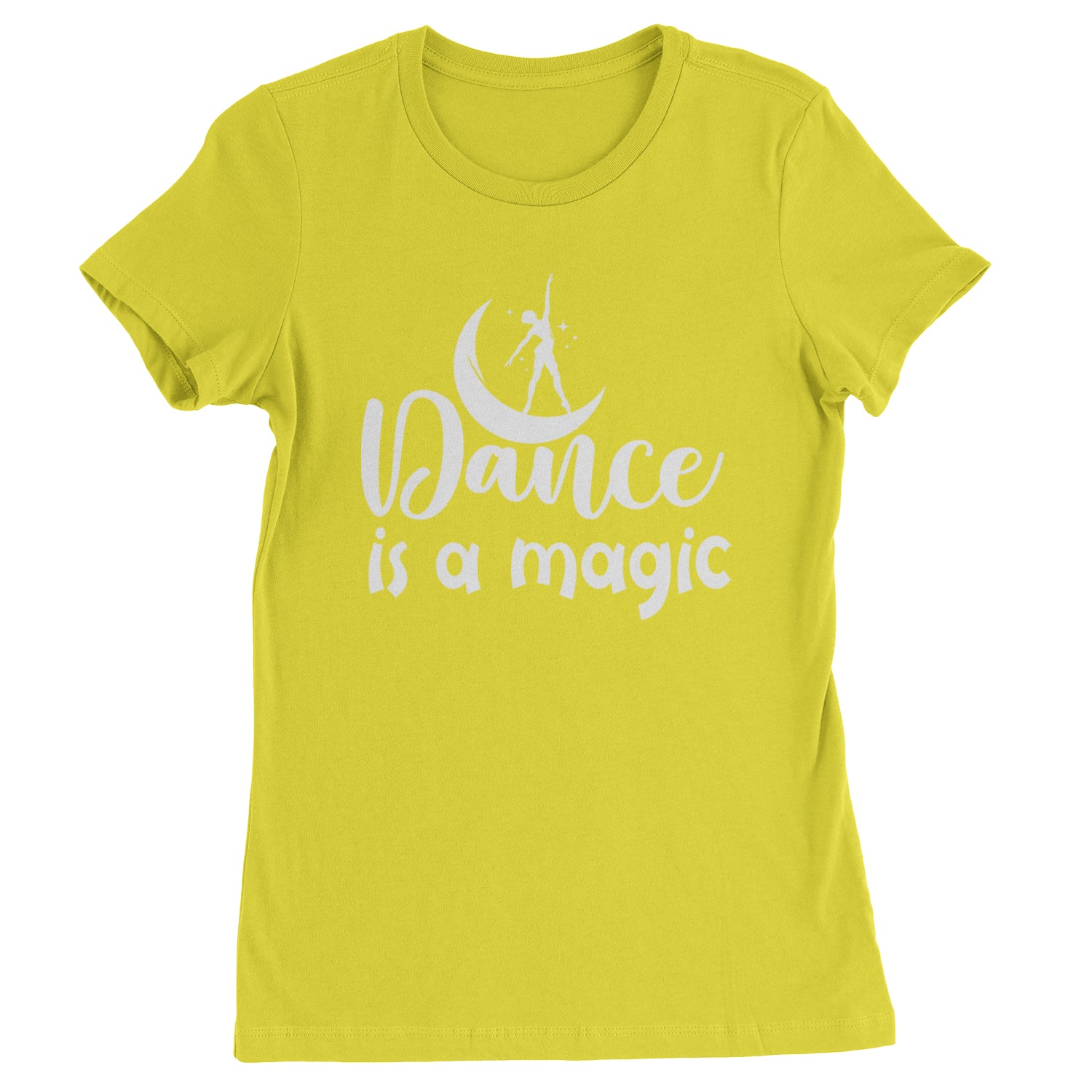 Dance Is Magic Womens T-shirt Yellow