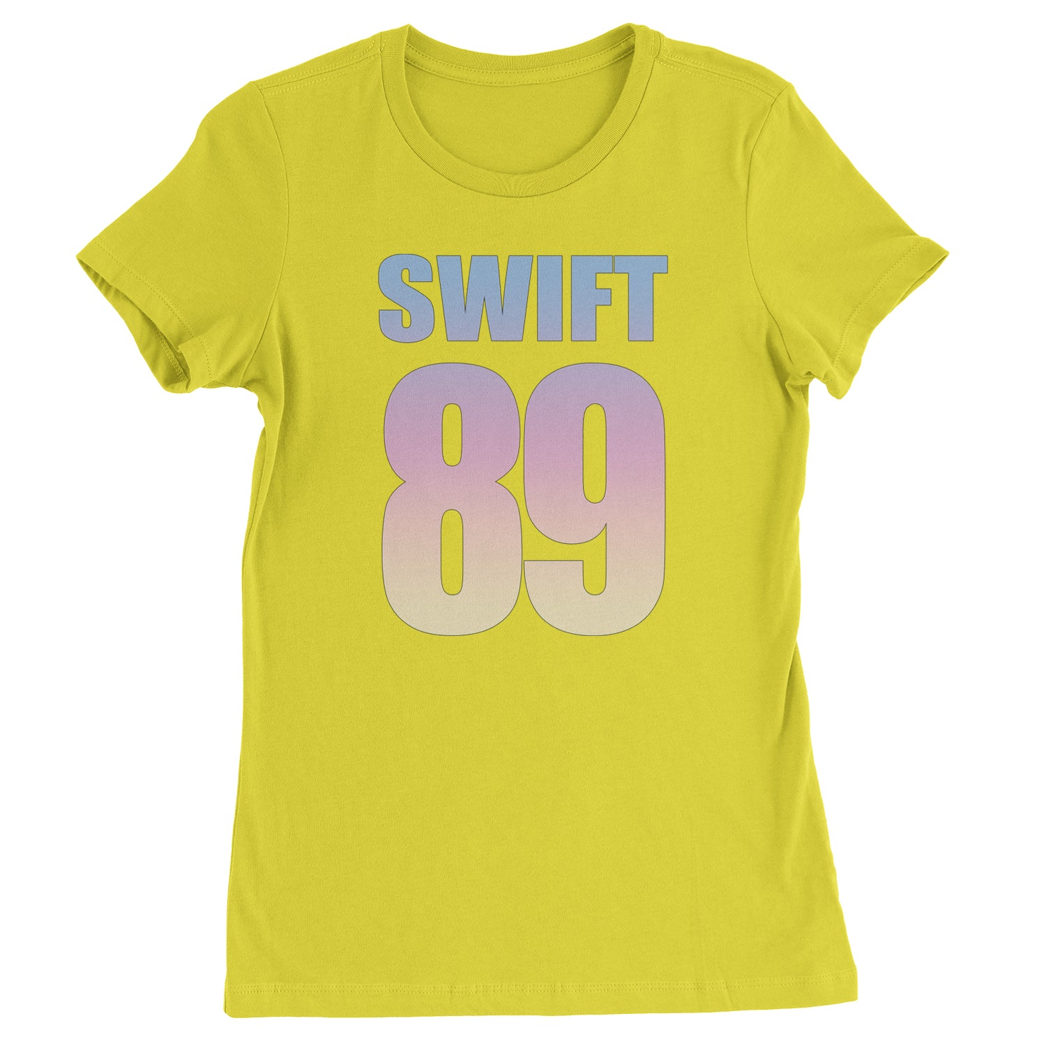 Lover Era Swift 89 Birth Year Music Fan TTPD Womens T-shirt Yellow