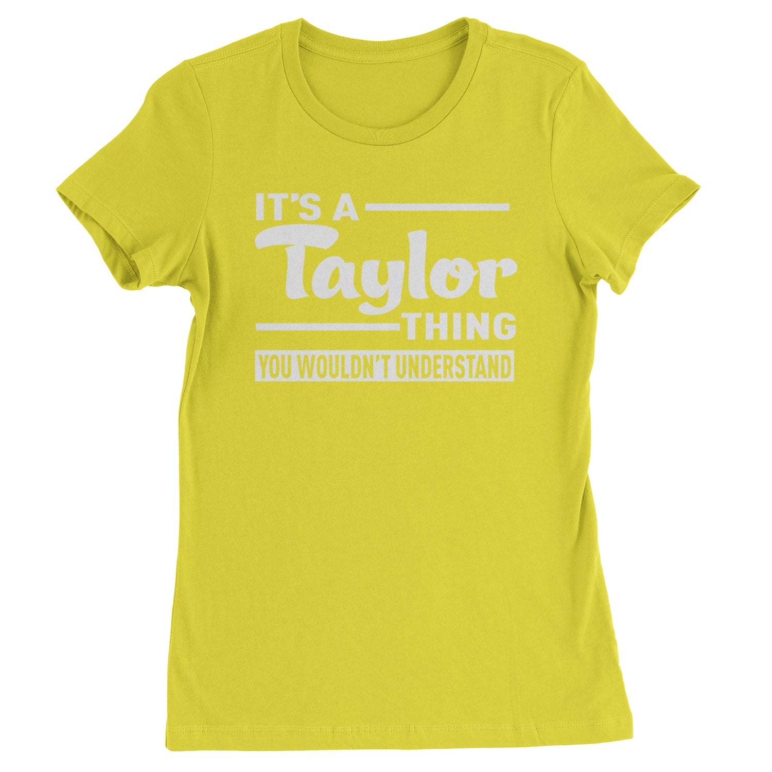 It's A Taylor Thing, You Wouldn't Understand TTPD Womens T-shirt Yellow