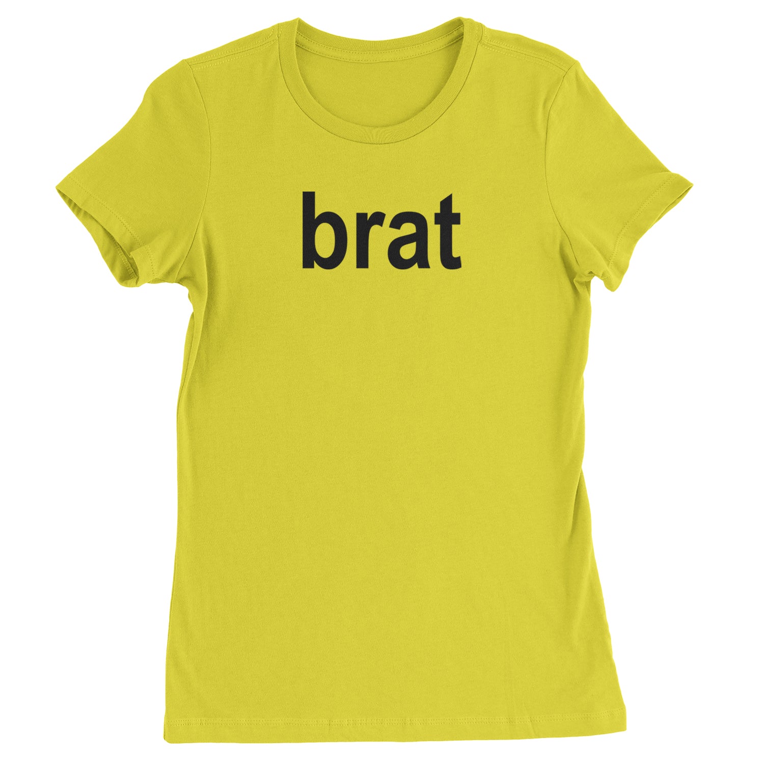 Brat Lime Green I'm So Julia Womens T-shirt Yellow