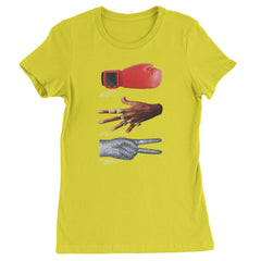 Tyson Jordan Jackson Iconic Michaels Womens T-shirt Yellow