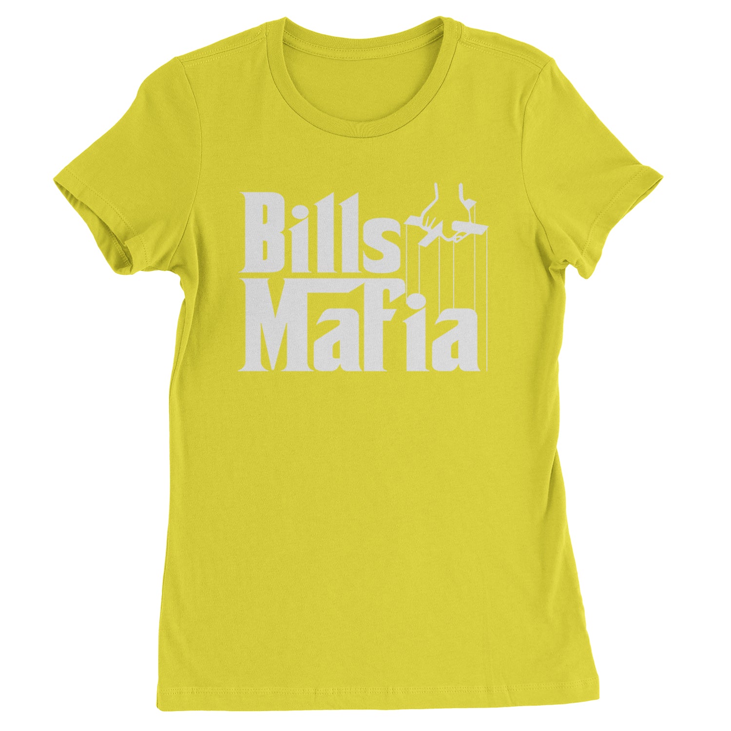 Mafia Bills Mafia Godfather Womens T-shirt Yellow