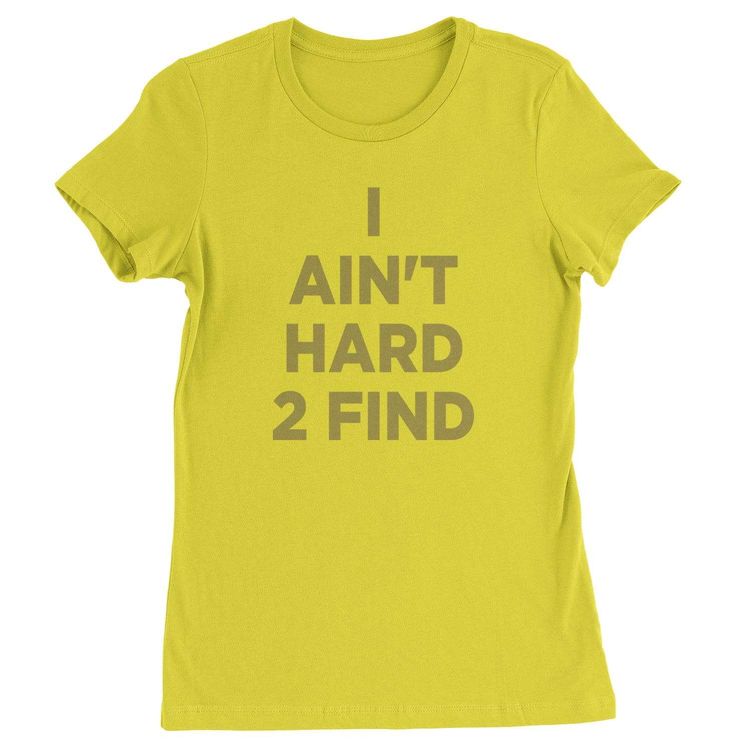 I Ain't Hard To Find Coach Prime Womens T-shirt Yellow