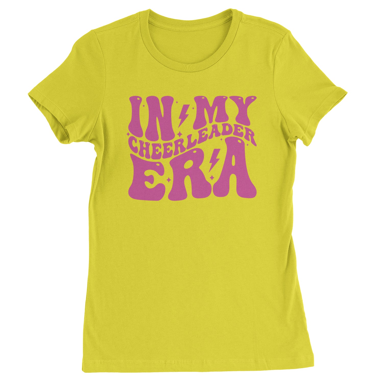 In My Cheerleader Era Womens T-shirt Yellow