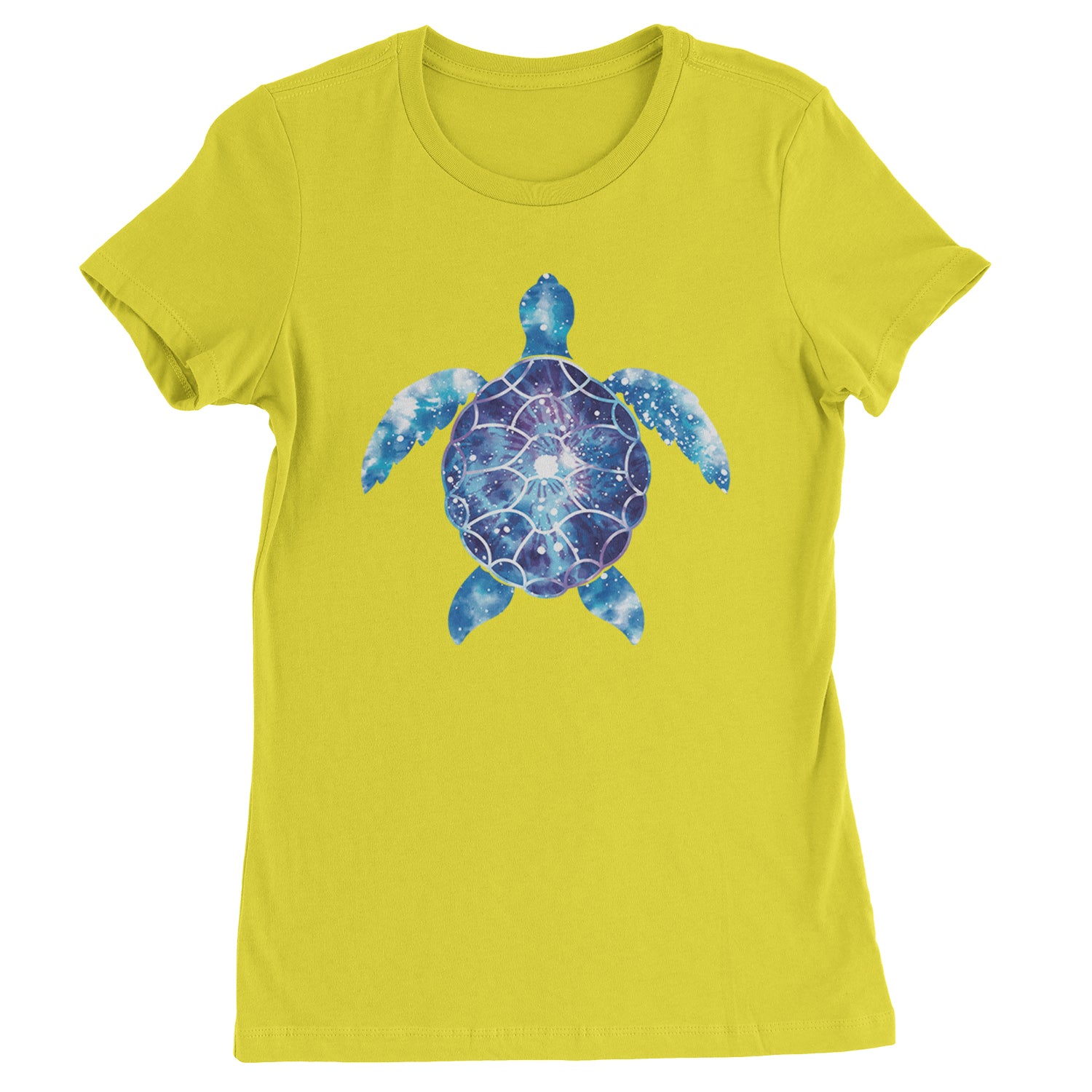Ocean Aura Tie-Dye Sea Turtle Womens T-shirt