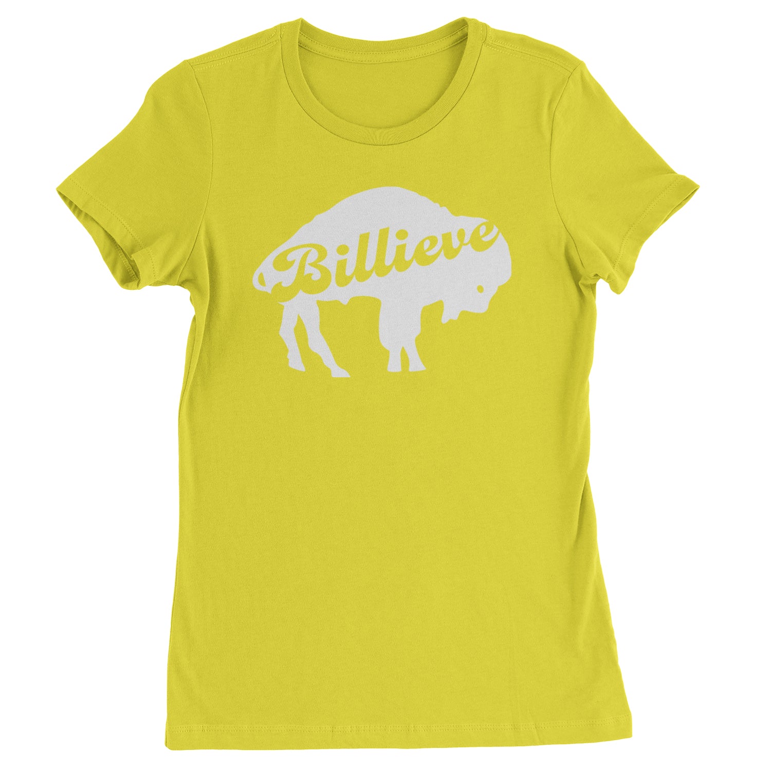 Billieve Bills Mafia Womens T-shirt Yellow