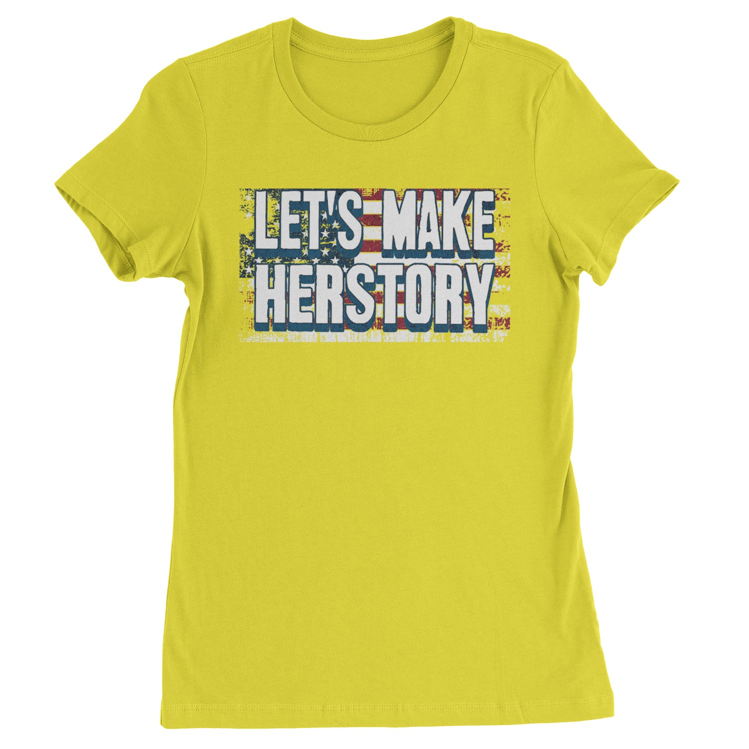 Lets Make Herstory - Support Kamala Harris For President 2024 Womens T-shirt Yellow