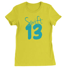 13 Swift 13 Lucky Number Era TTPD Womens T-shirt Yellow