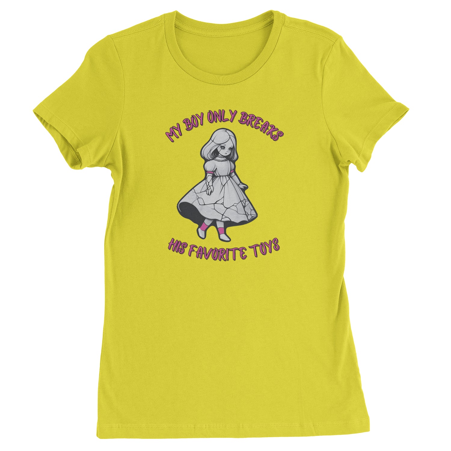 My Boy Only Breaks His Favorite Toys TTPD Music Womens T-shirt Yellow