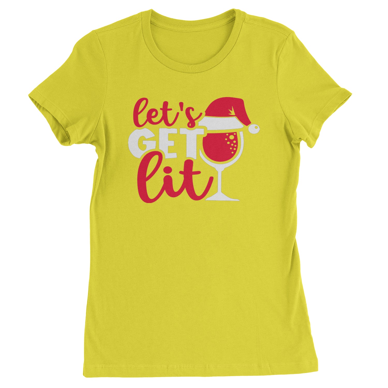 Let’s Get Lit Womens T-shirt Yellow