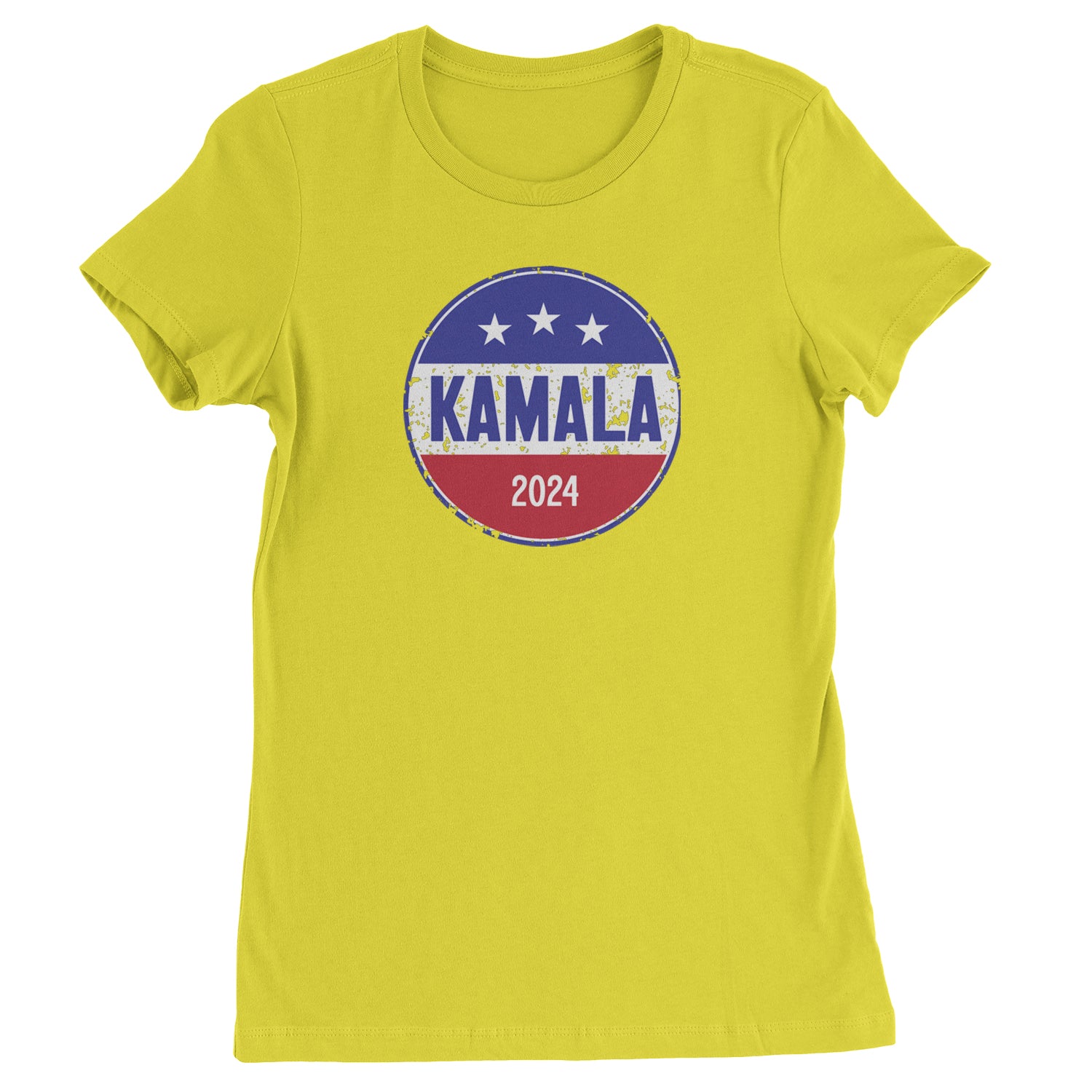 Kamala Badge 2024 - Kamala Harris For President 2024 Womens T-shirt Yellow