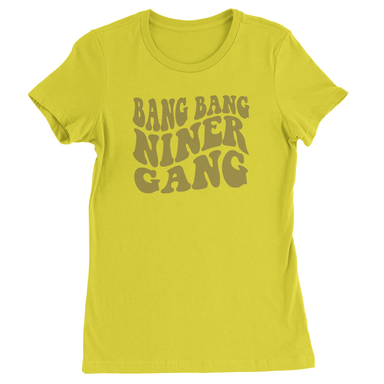 WAVE Bang Bang Nin-r Gang San Francisco Womens T-shirt Yellow