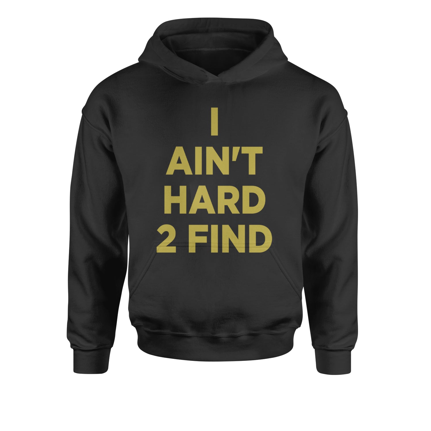 I Ain't Hard To Find Coach Prime Youth-Sized Hoodie Black