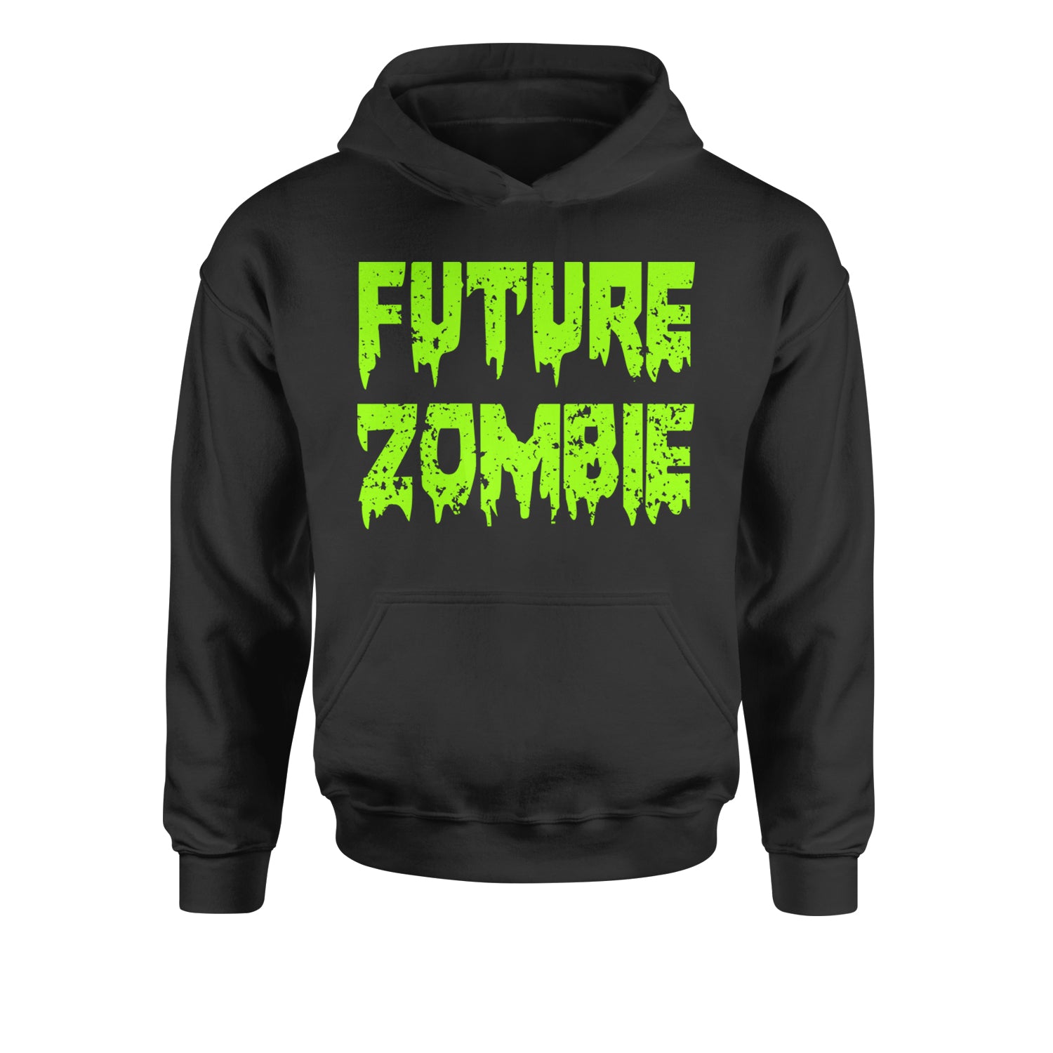 Future Zombie Horror Youth-Sized Hoodie Black