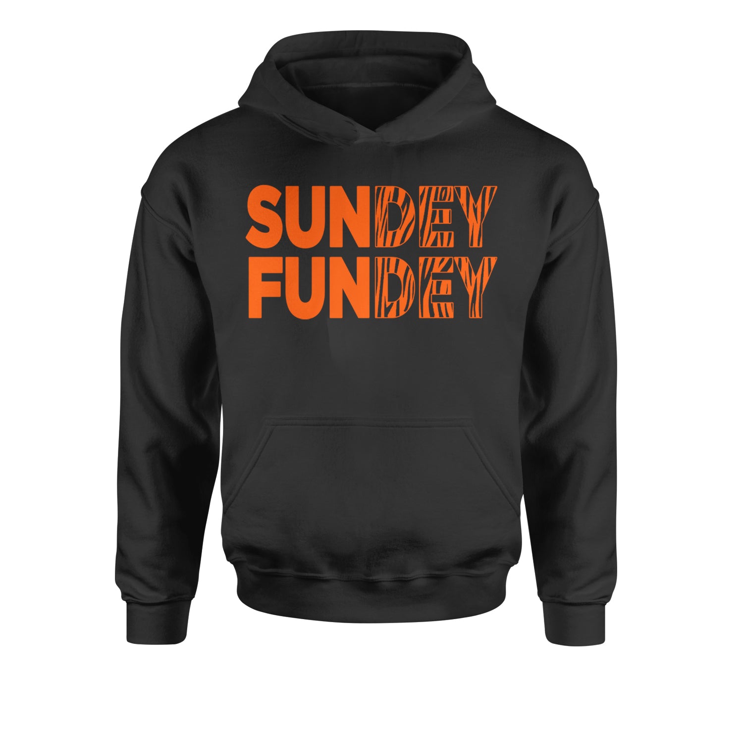 SunDEY FunDEY Sunday FundayYouth-Sized Hoodie Black