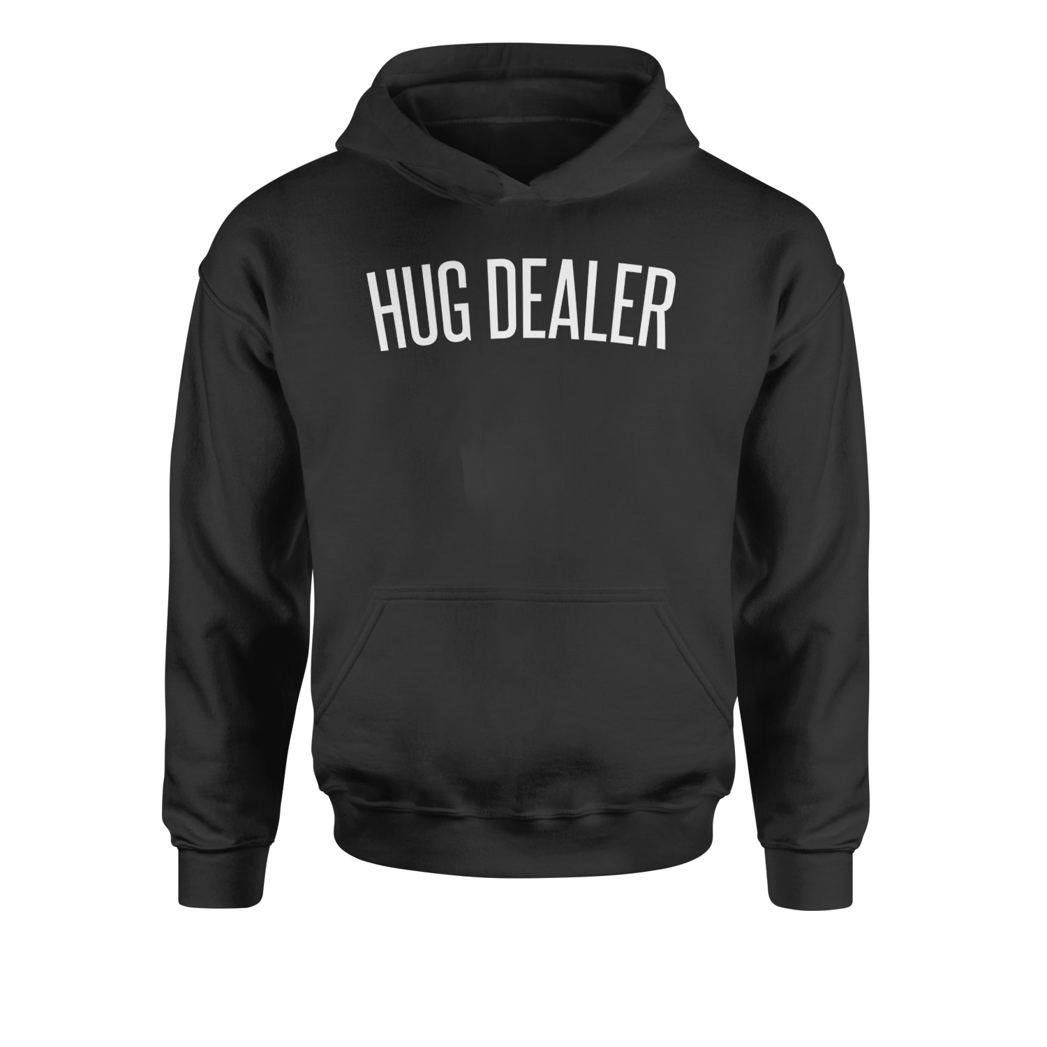 Hug Dealer Funny Hug Lover Youth-Sized Hoodie Hot Pink