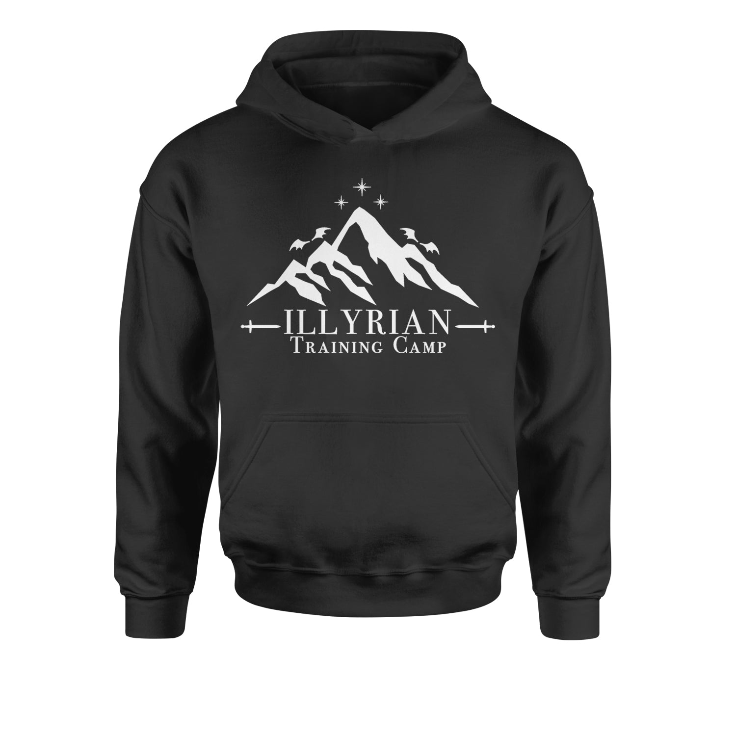 Illyrian Training Camp Night Court Youth-Sized Hoodie Black