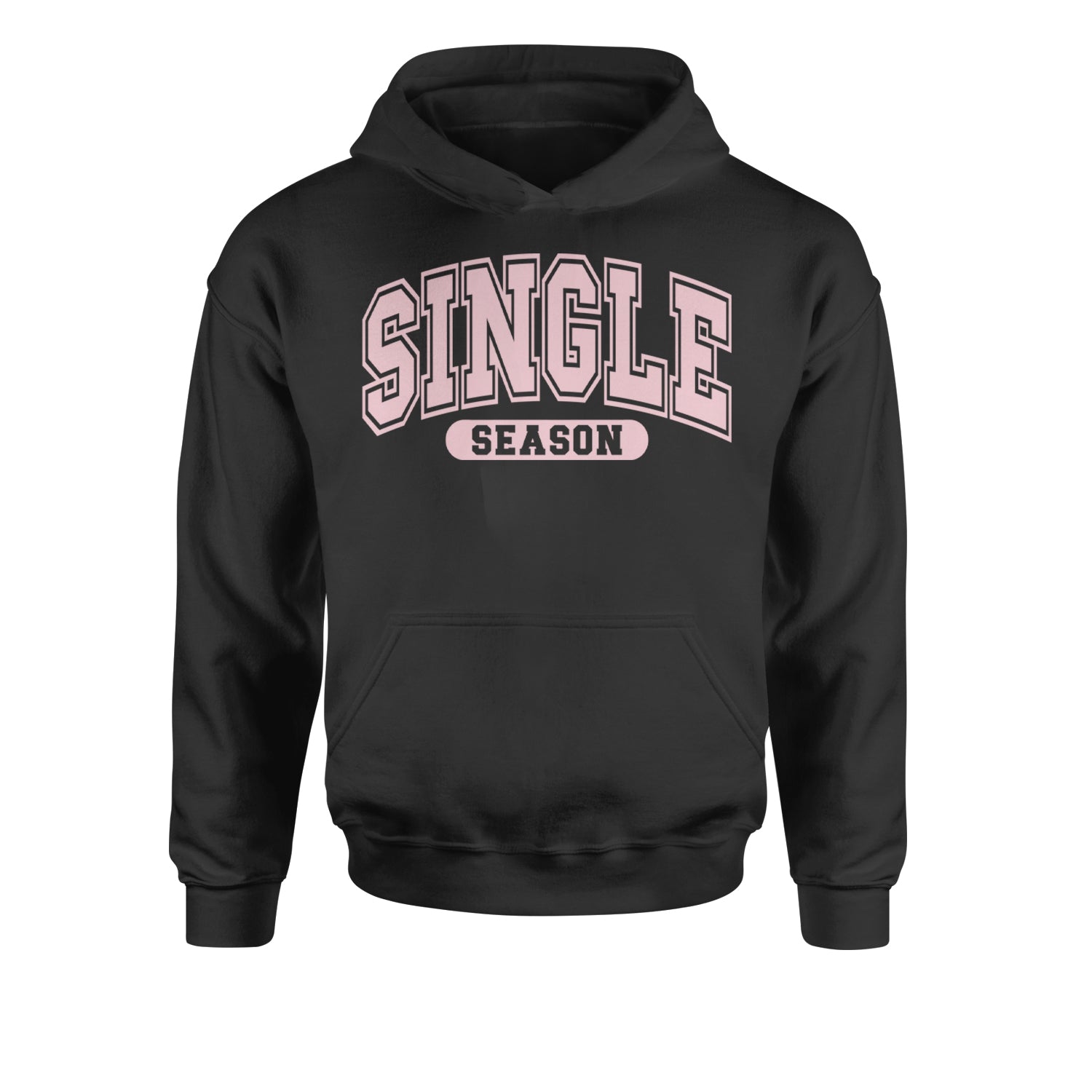 Single Season Valentine's DayYouth-Sized Hoodie Navy Blue