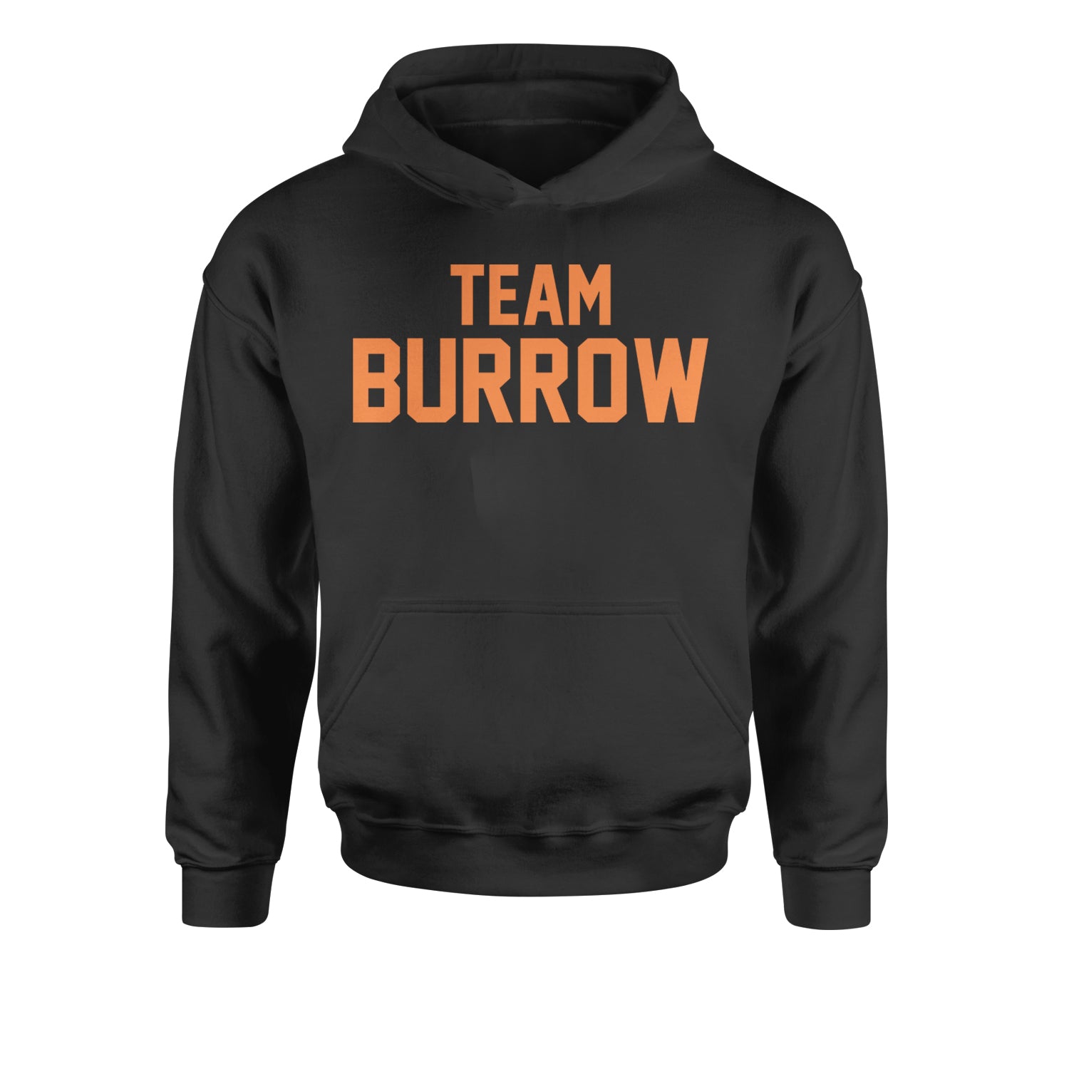 Team Burrow Cincinnati Youth-Sized Hoodie Black