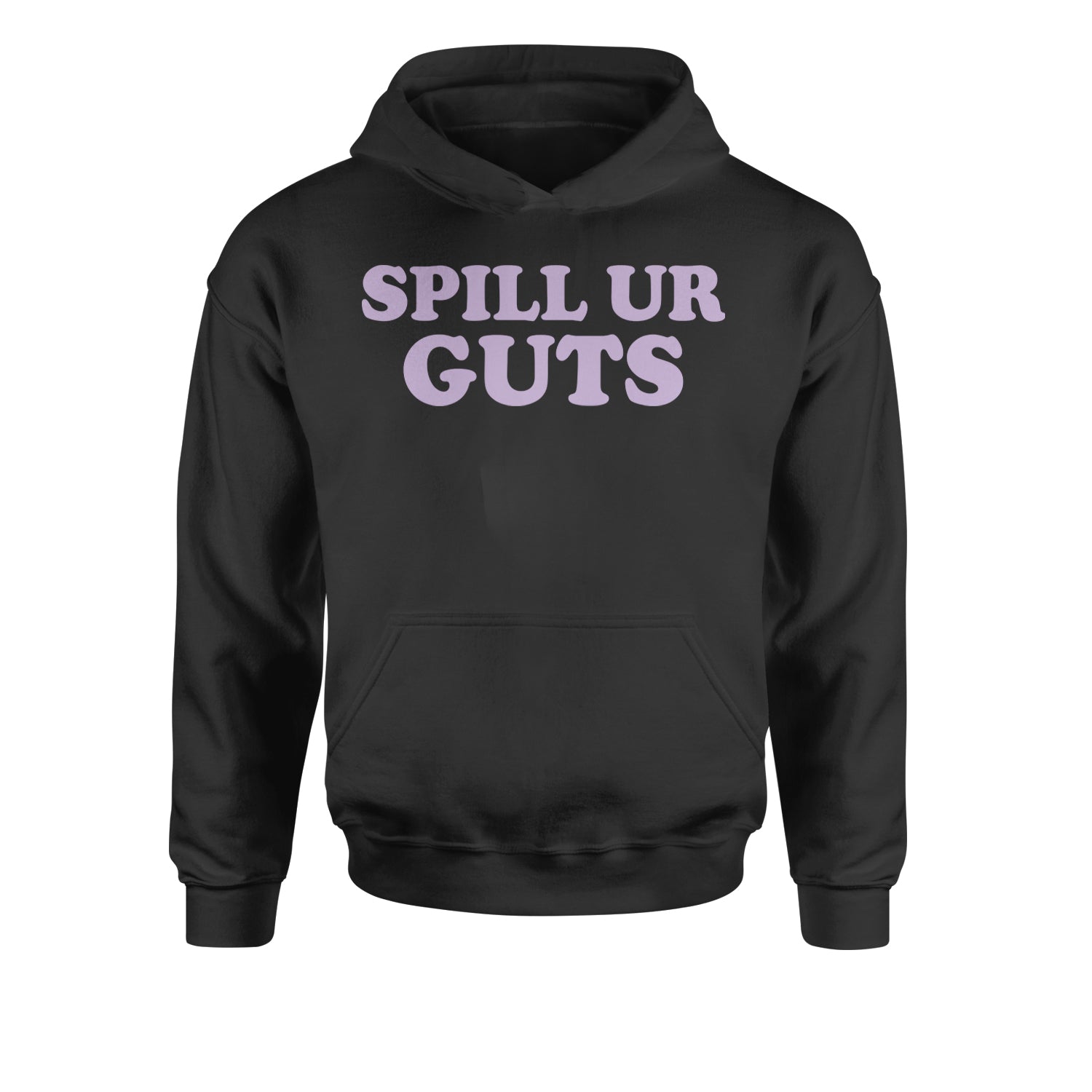 Spill Ur Guts Music Youth-Sized Hoodie Black